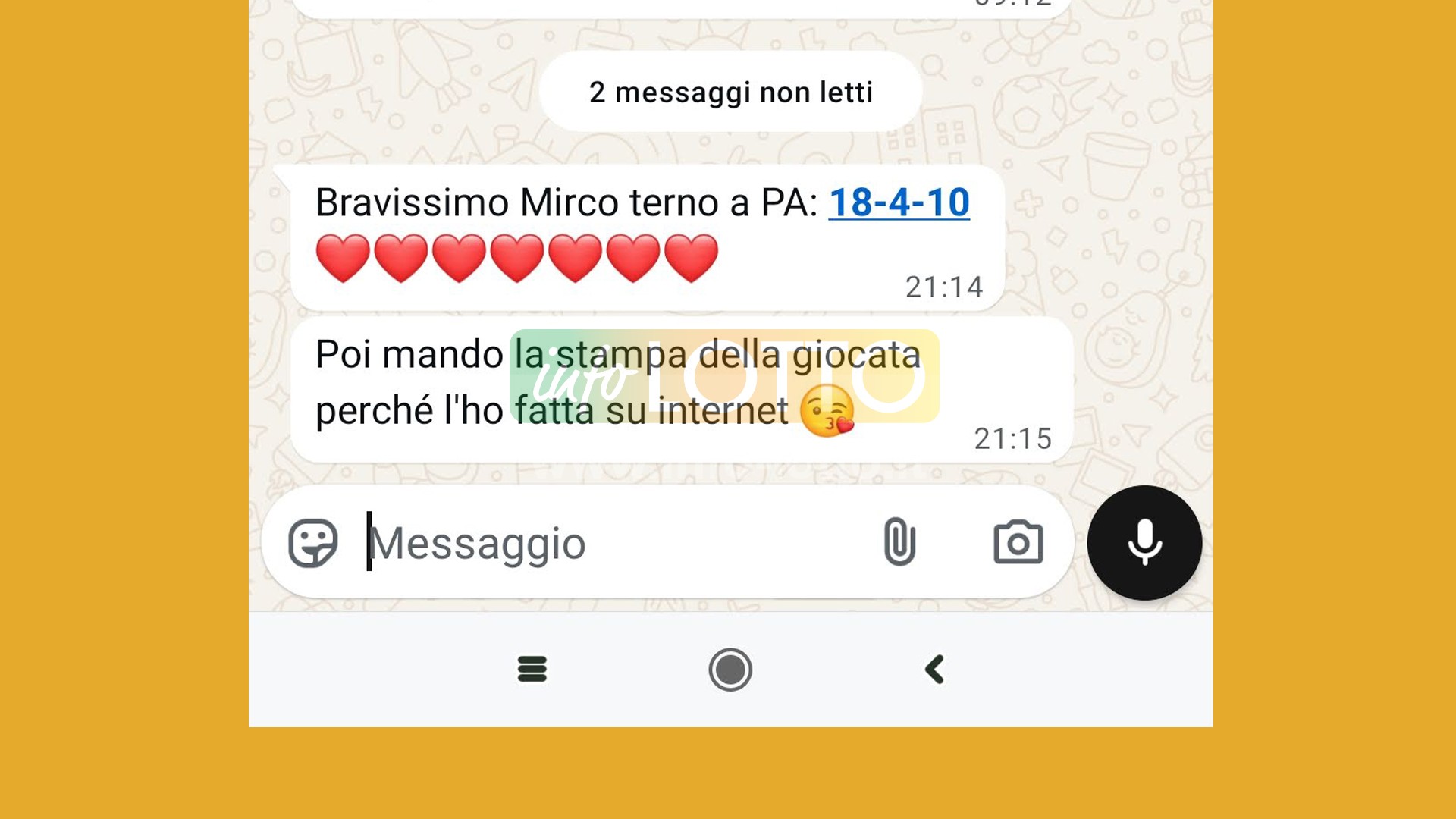 Vincita Ottobre 2025