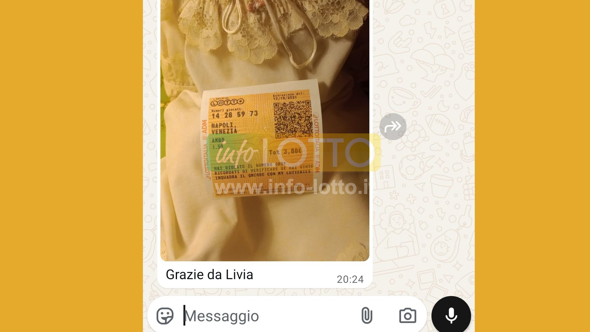 Vincita Ottobre 2025