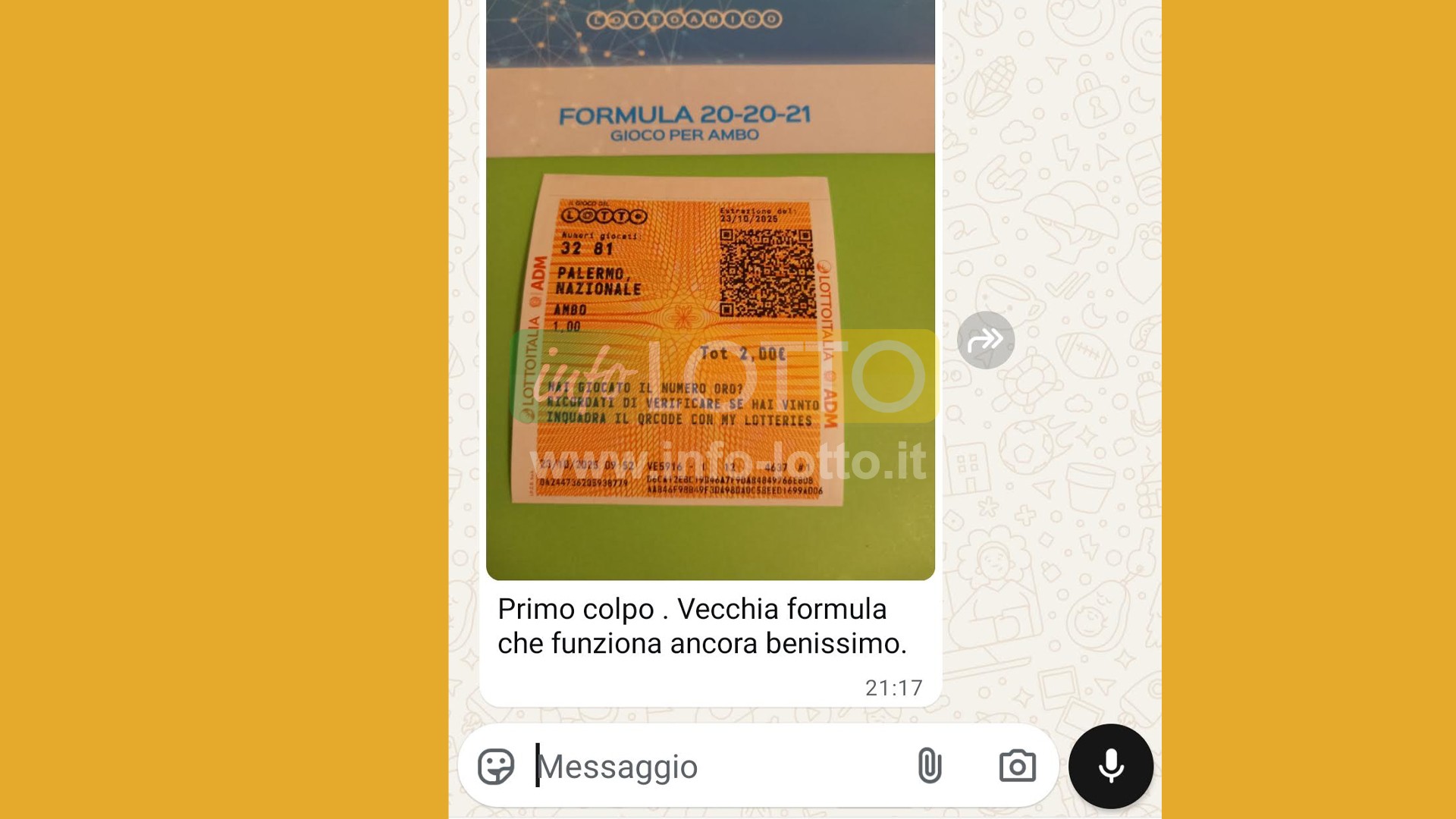 Vincita Ottobre 2025