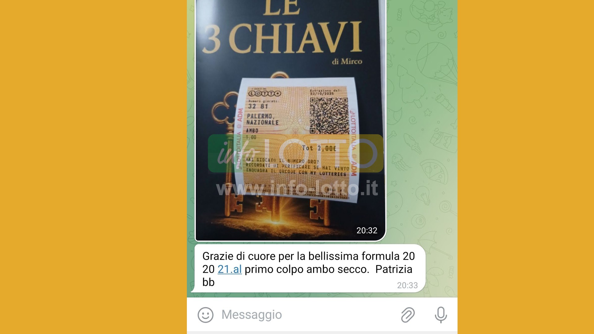 Vincita Ottobre 2025