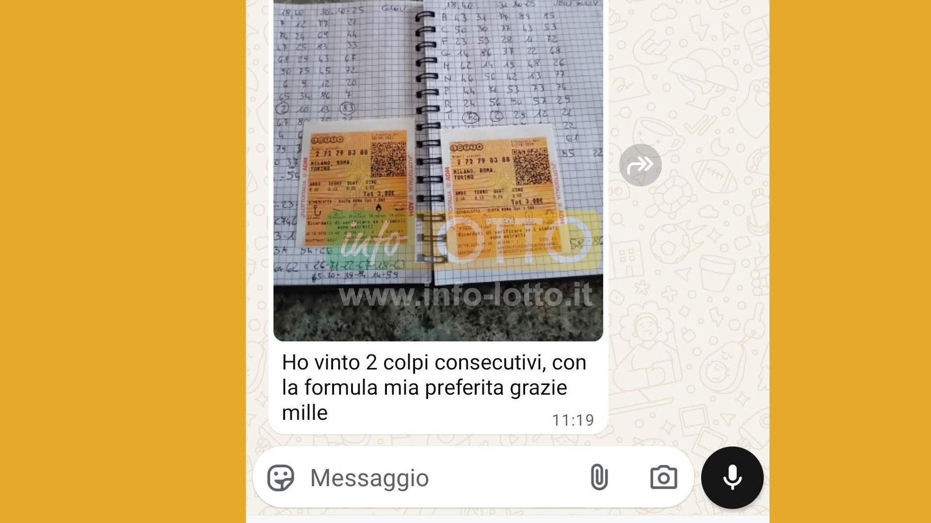 Vincita Ottobre 2025