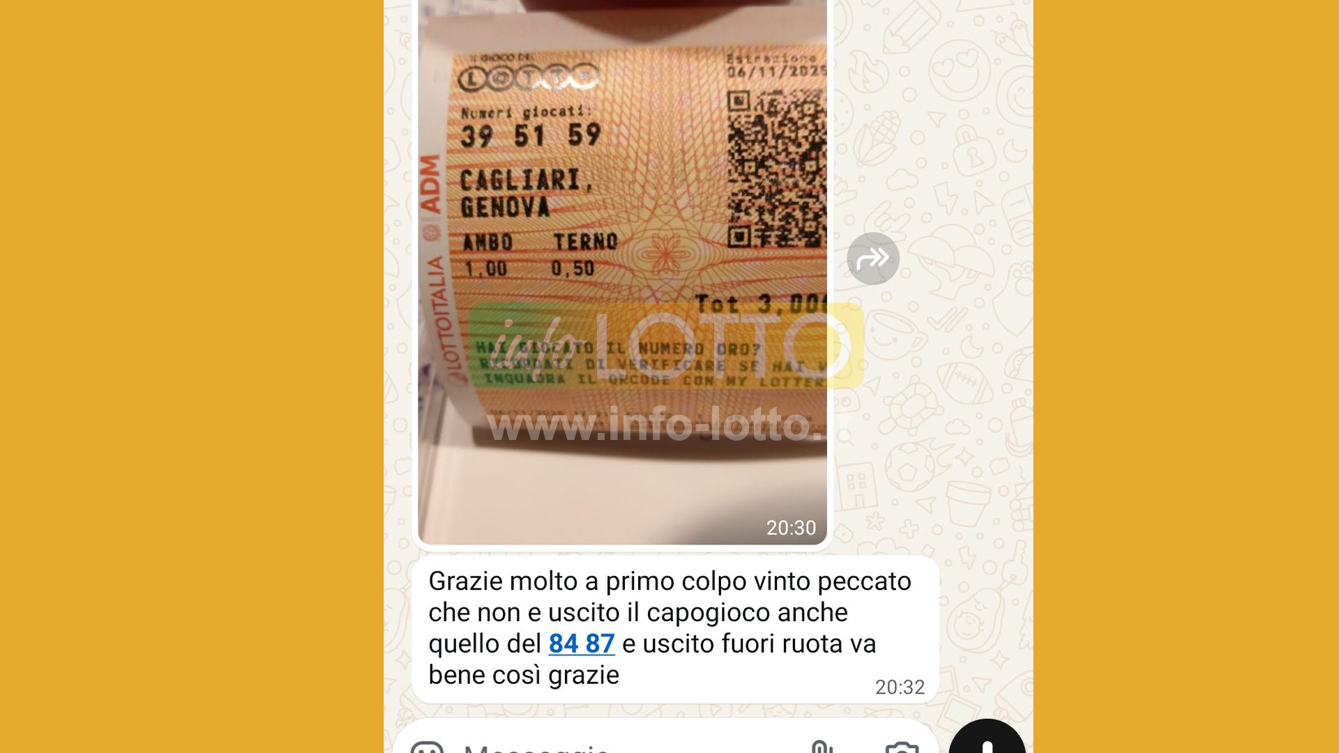Vincita Novembre 2025
