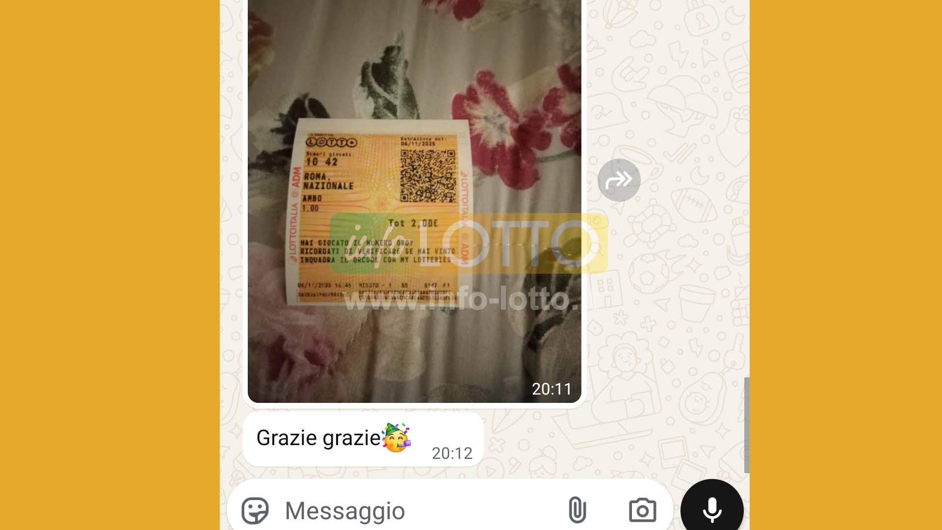 Vincita Novembre 2025