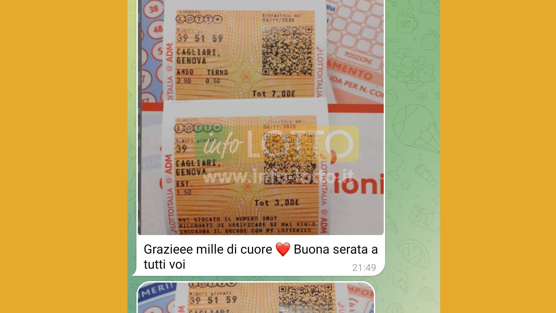 Vincita Novembre 2025