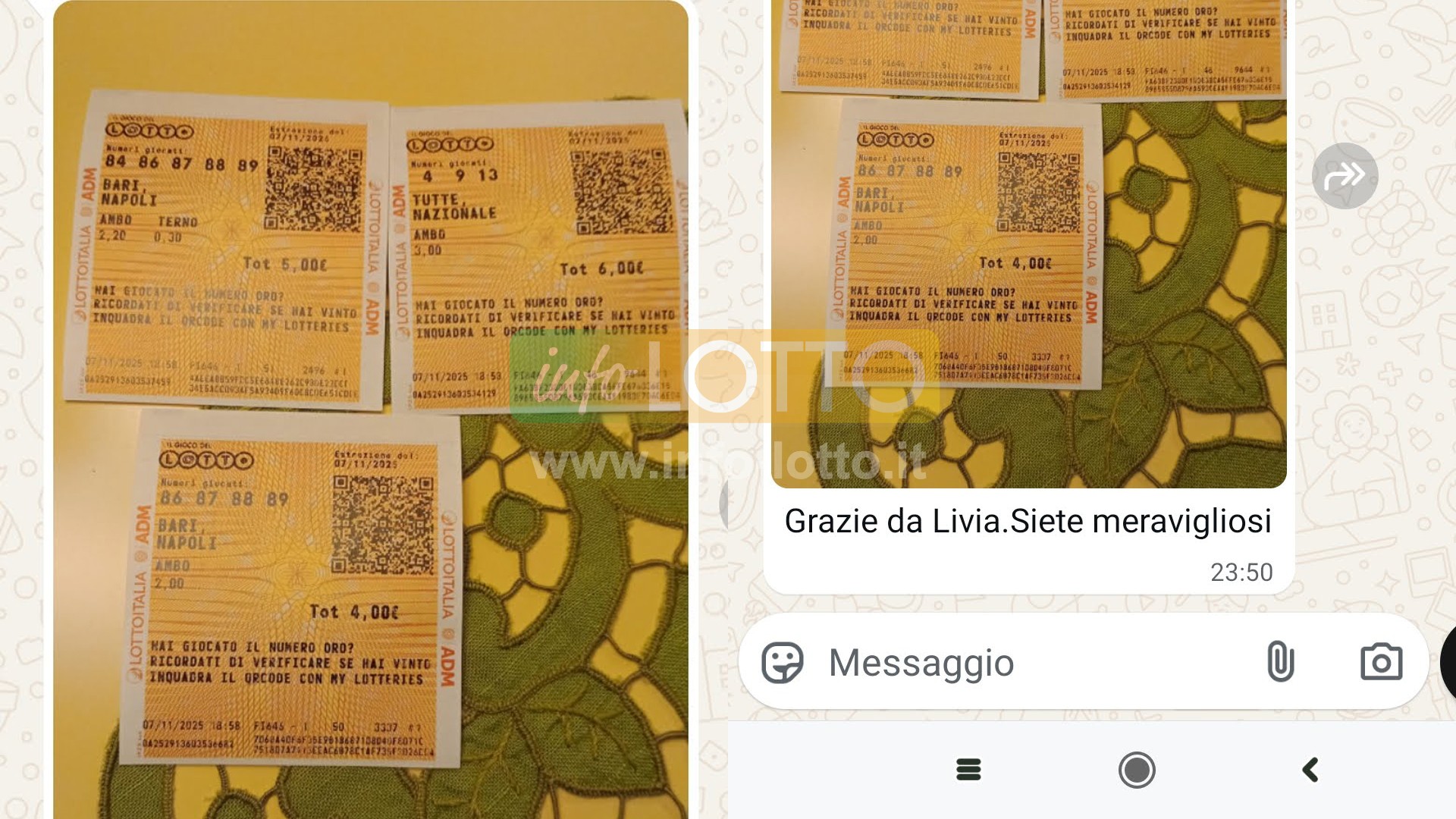 Vincita Novembre 2025