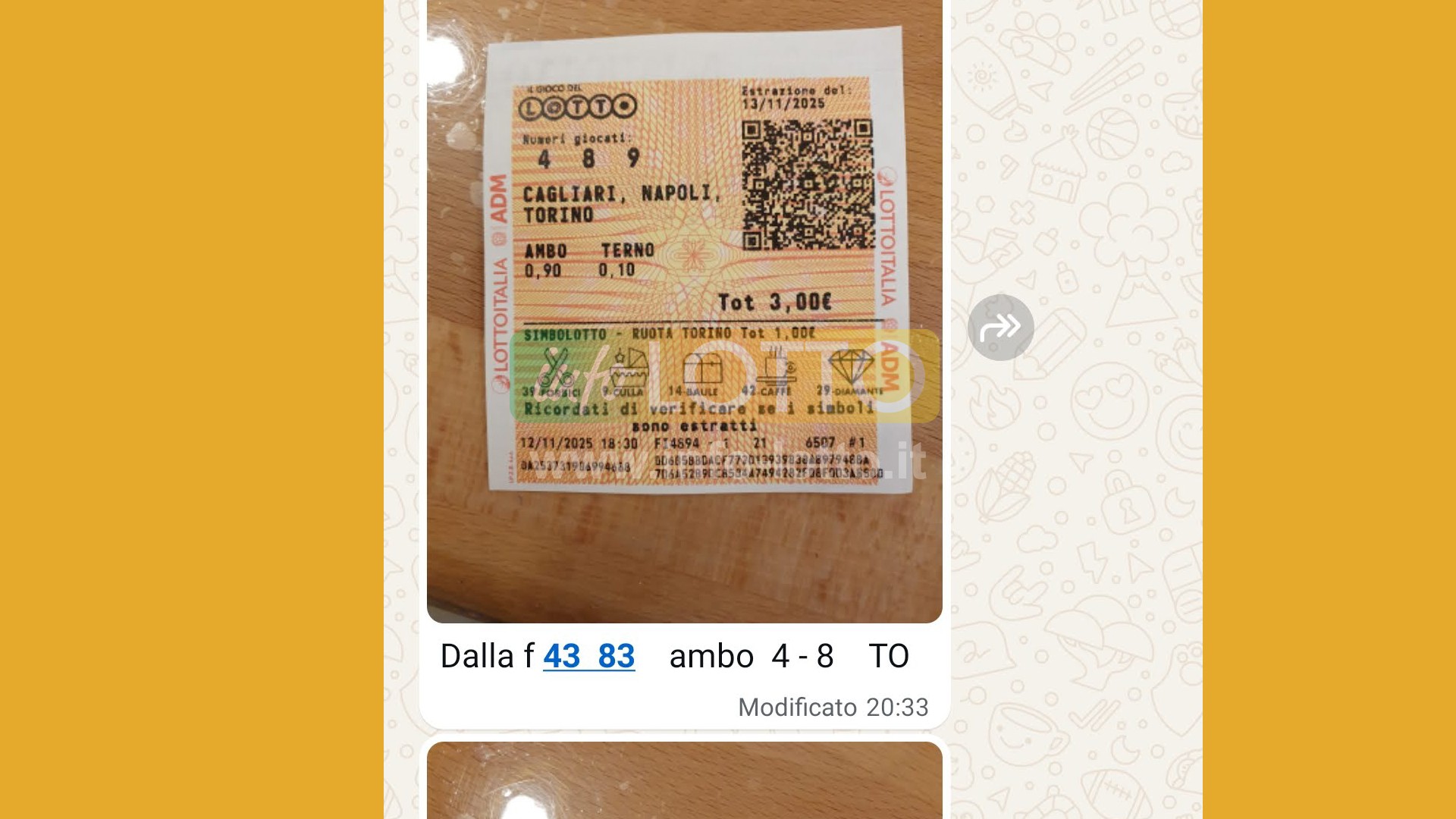 Vincita Novembre 2025