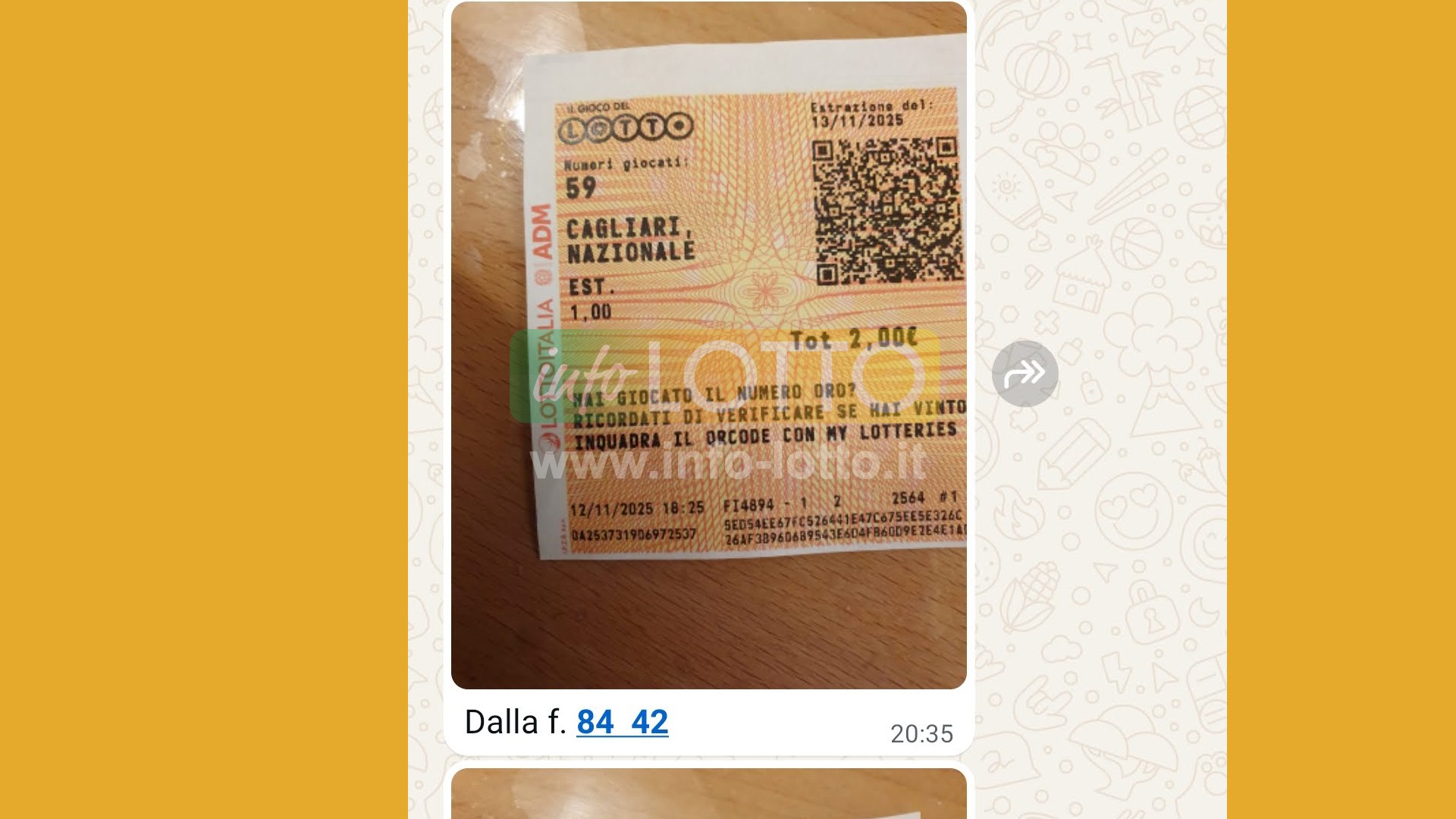 Vincita Novembre 2025