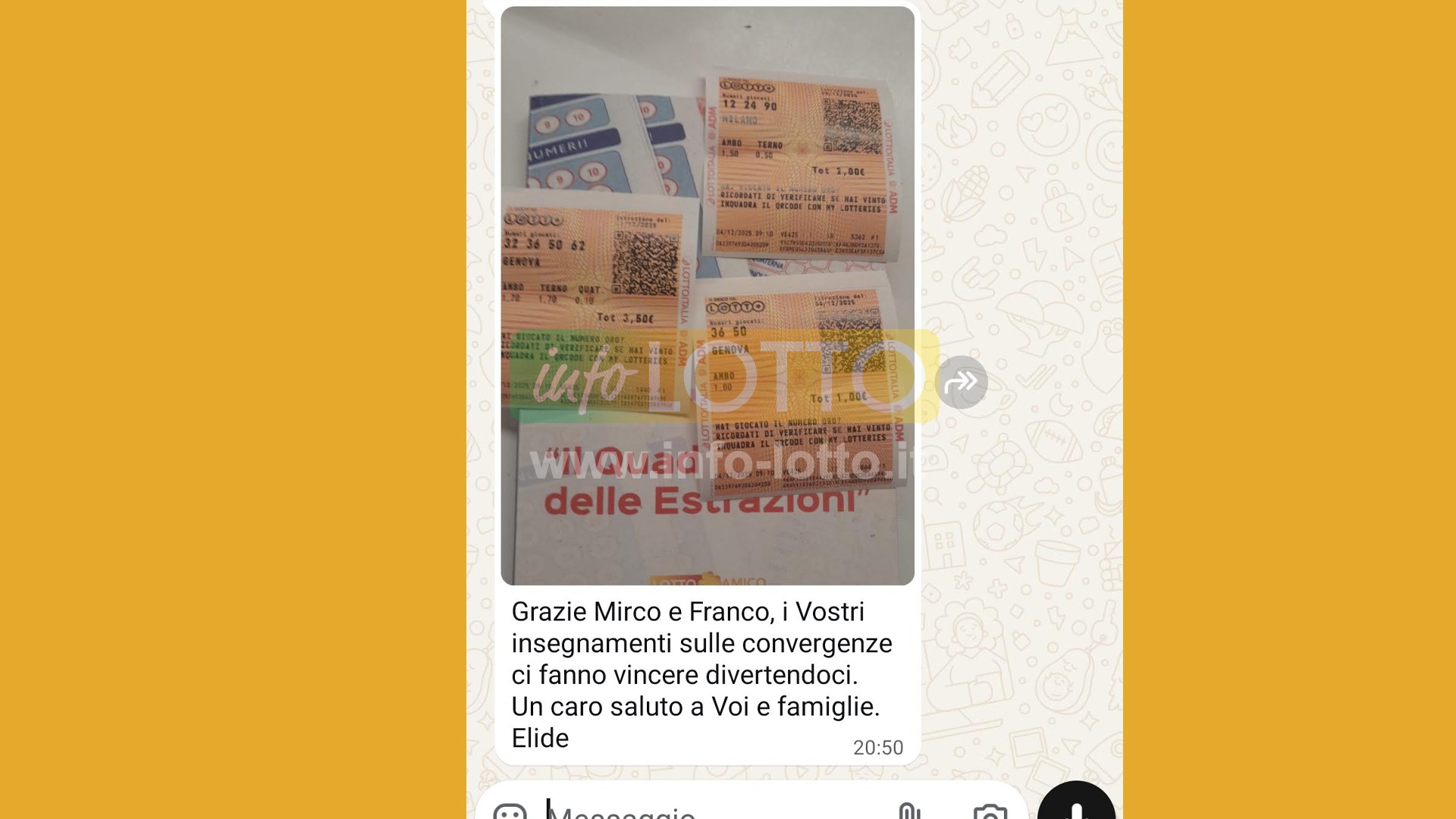 Vincita Novembre 2025