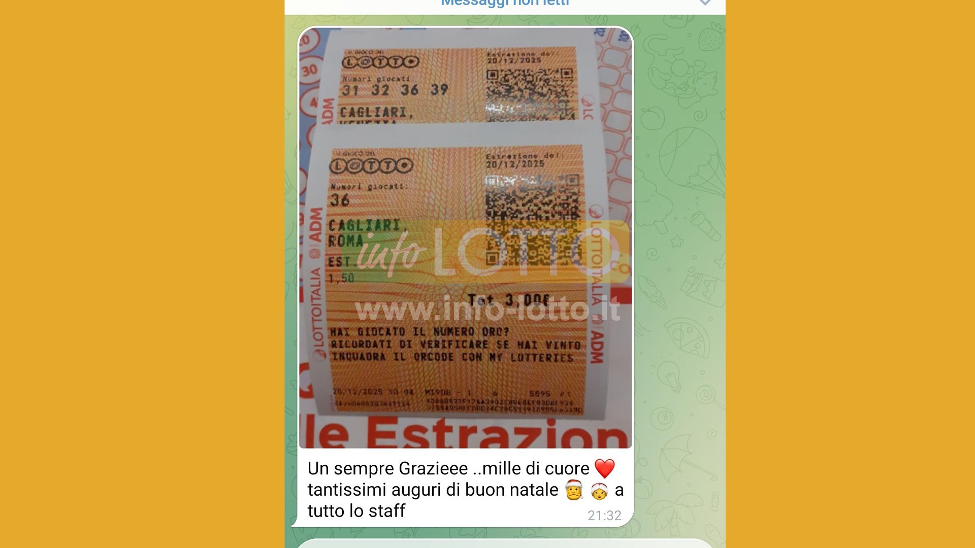 Vincita Dicembre 2025