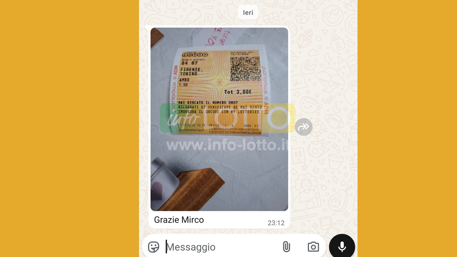 Vincita Dicembre 2025