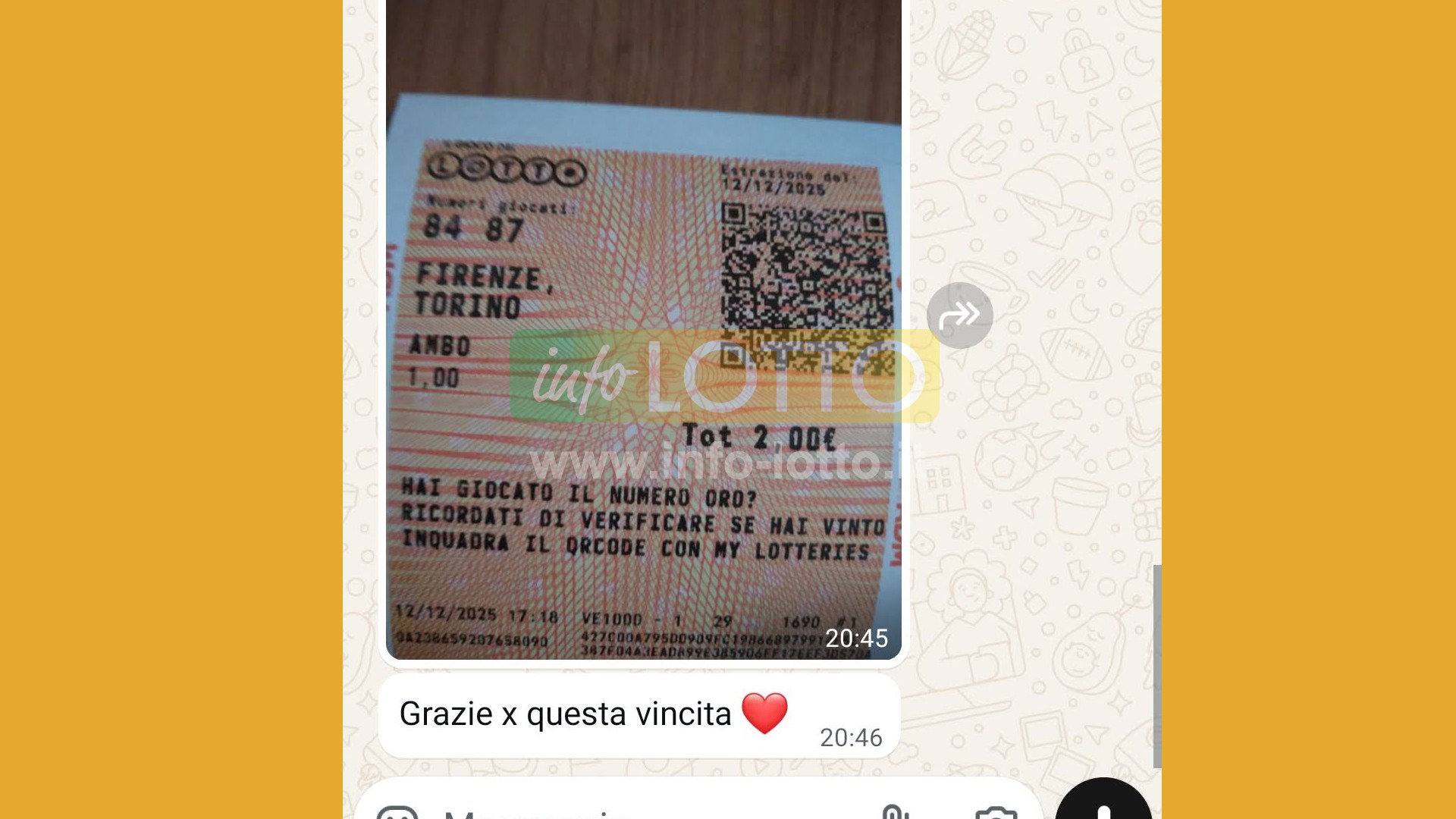 Vincita Dicembre 2025