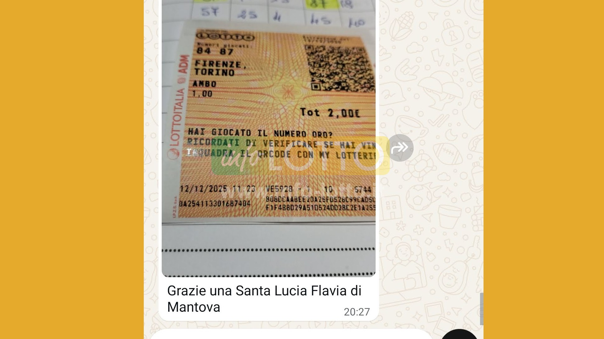 Vincita Dicembre 2025