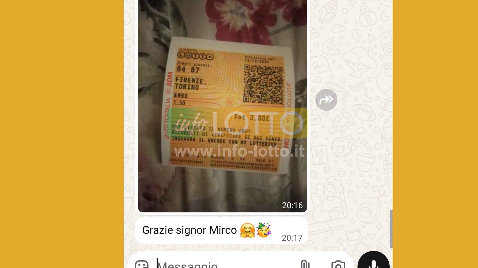 Vincita Dicembre 2025