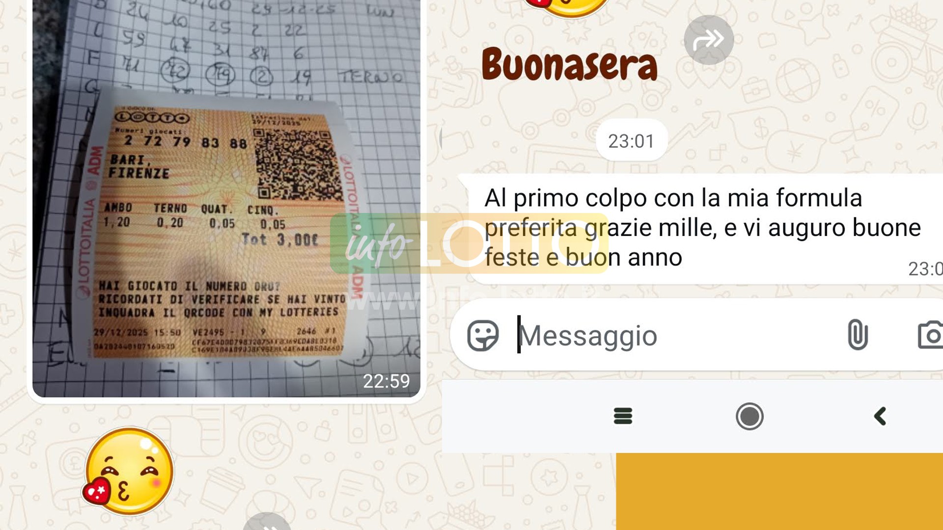 Vincita Gennaio 2026