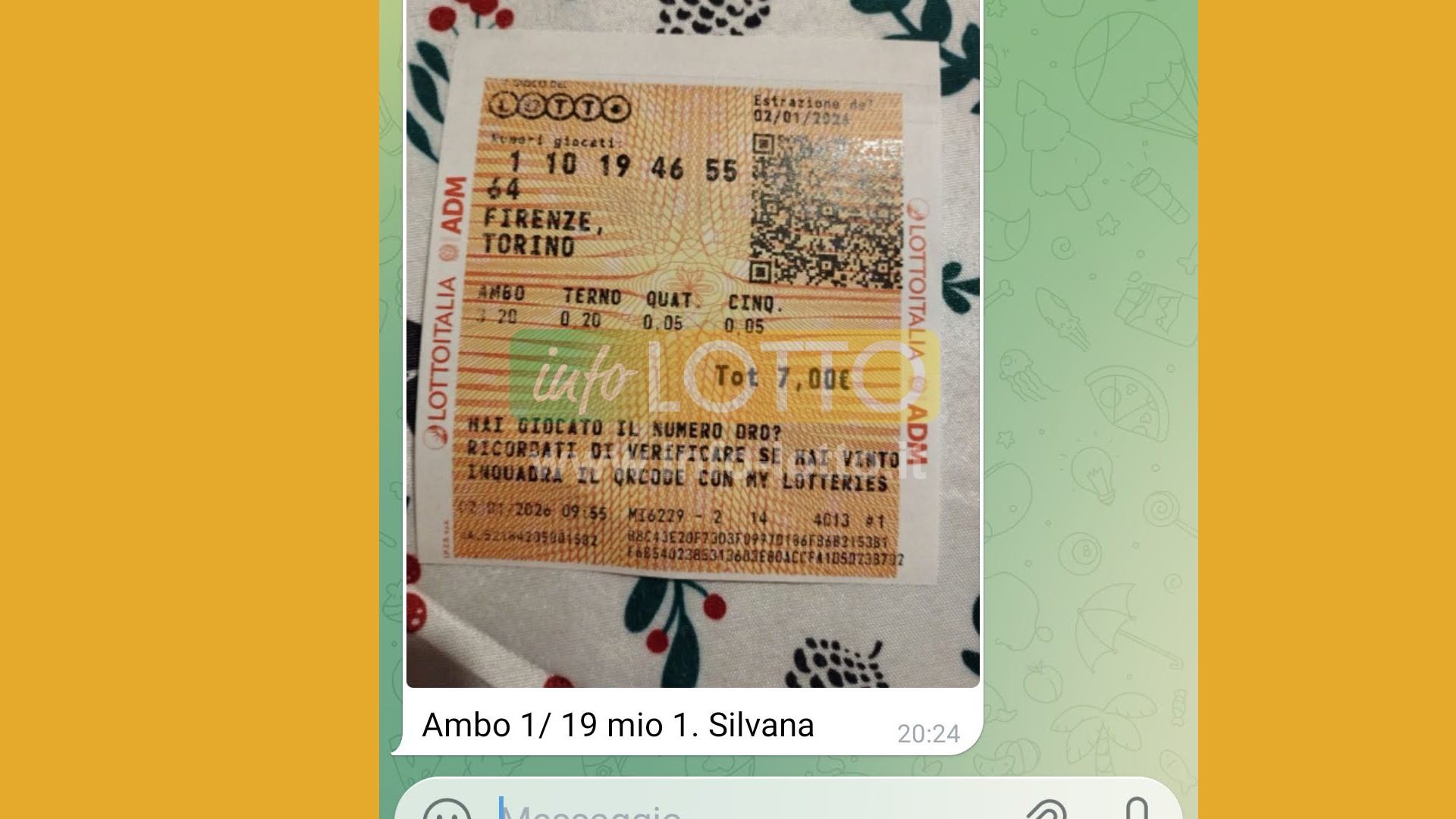 Vincita Gennaio 2026