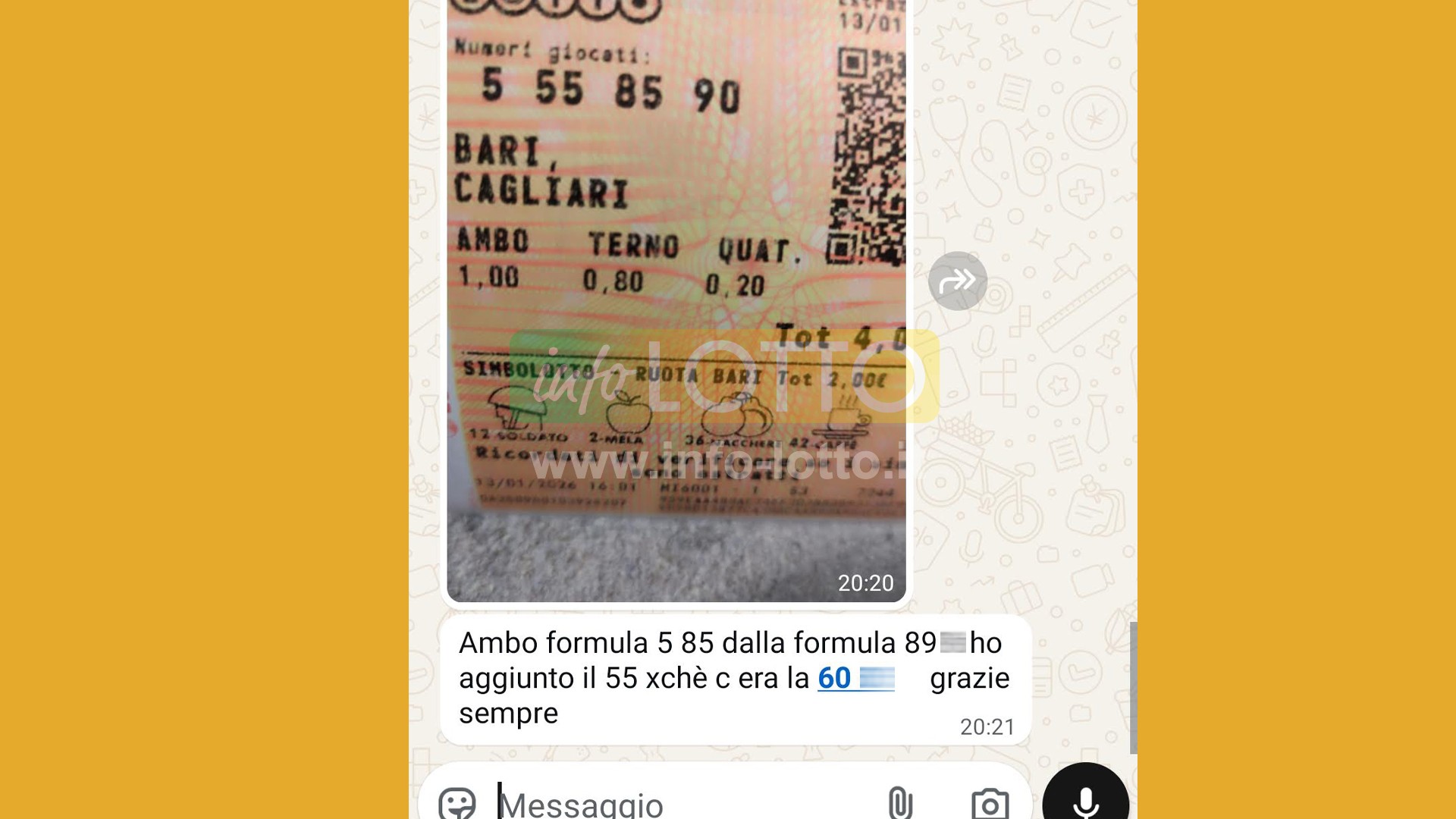 Vincita Gennaio 2026