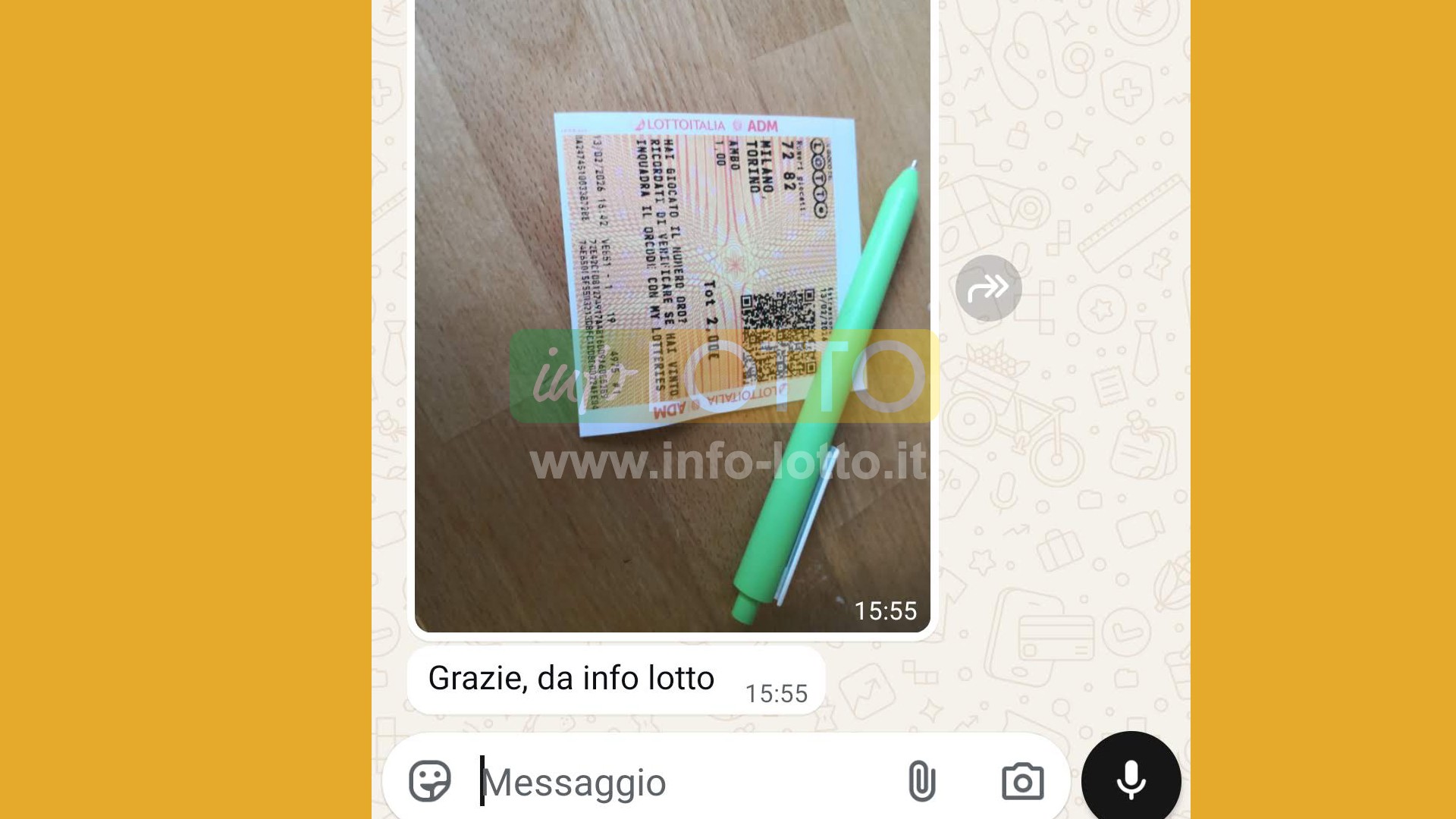 Vincita Febbraio 2026