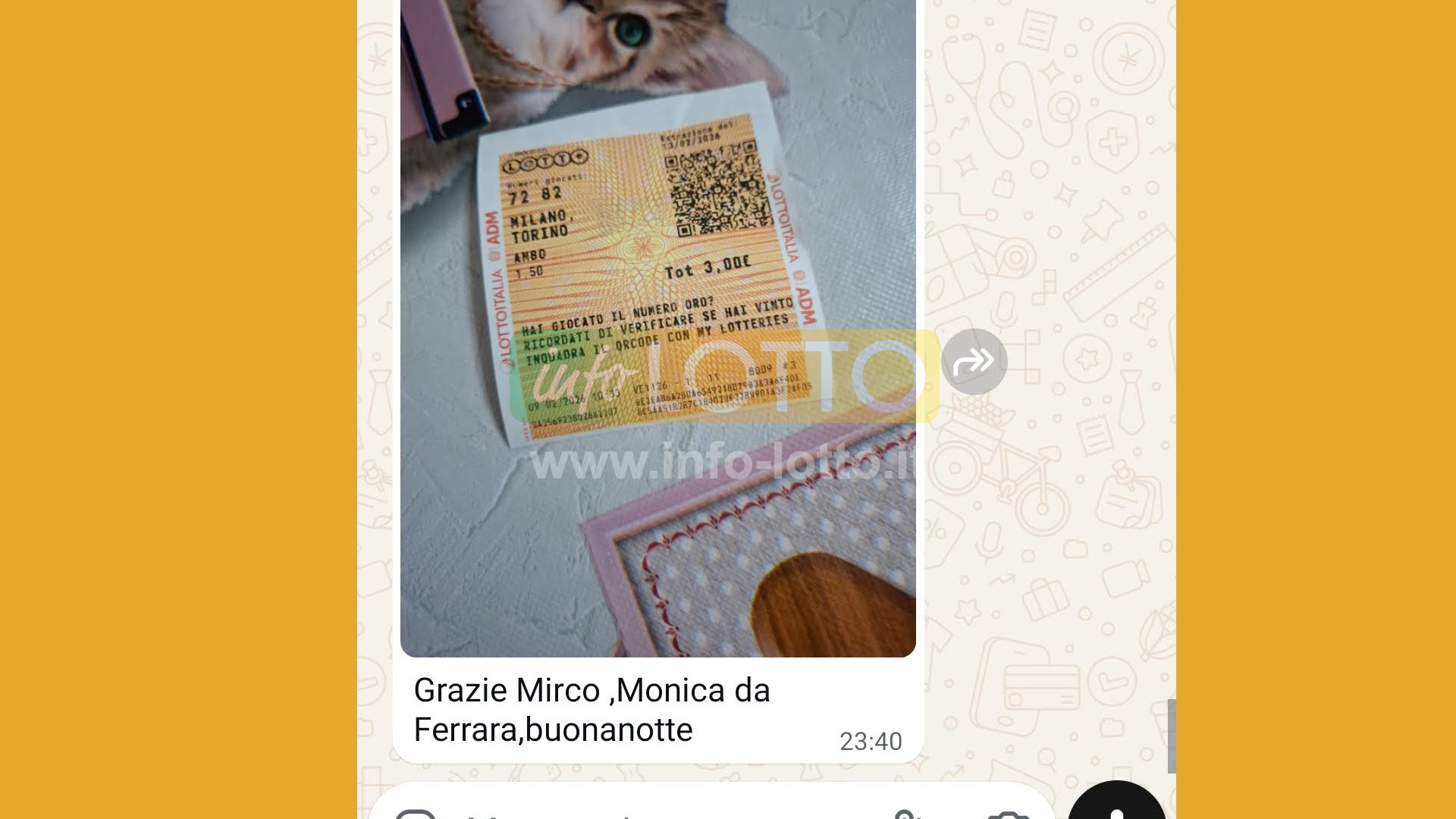 Vincita Febbraio 2026
