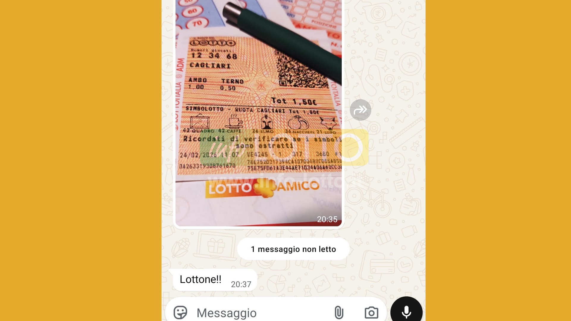 Vincita Febbraio 2026