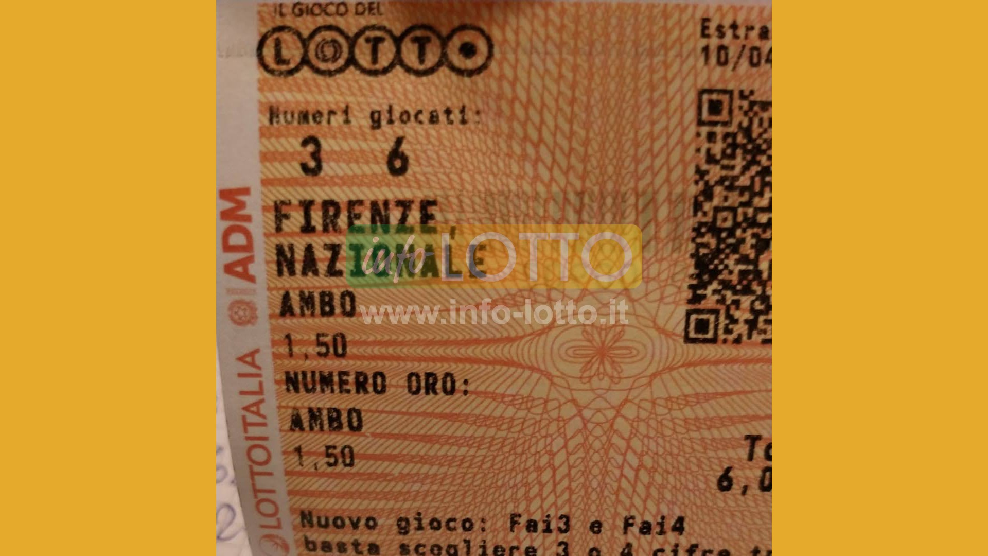 Vincita Aprile 2026