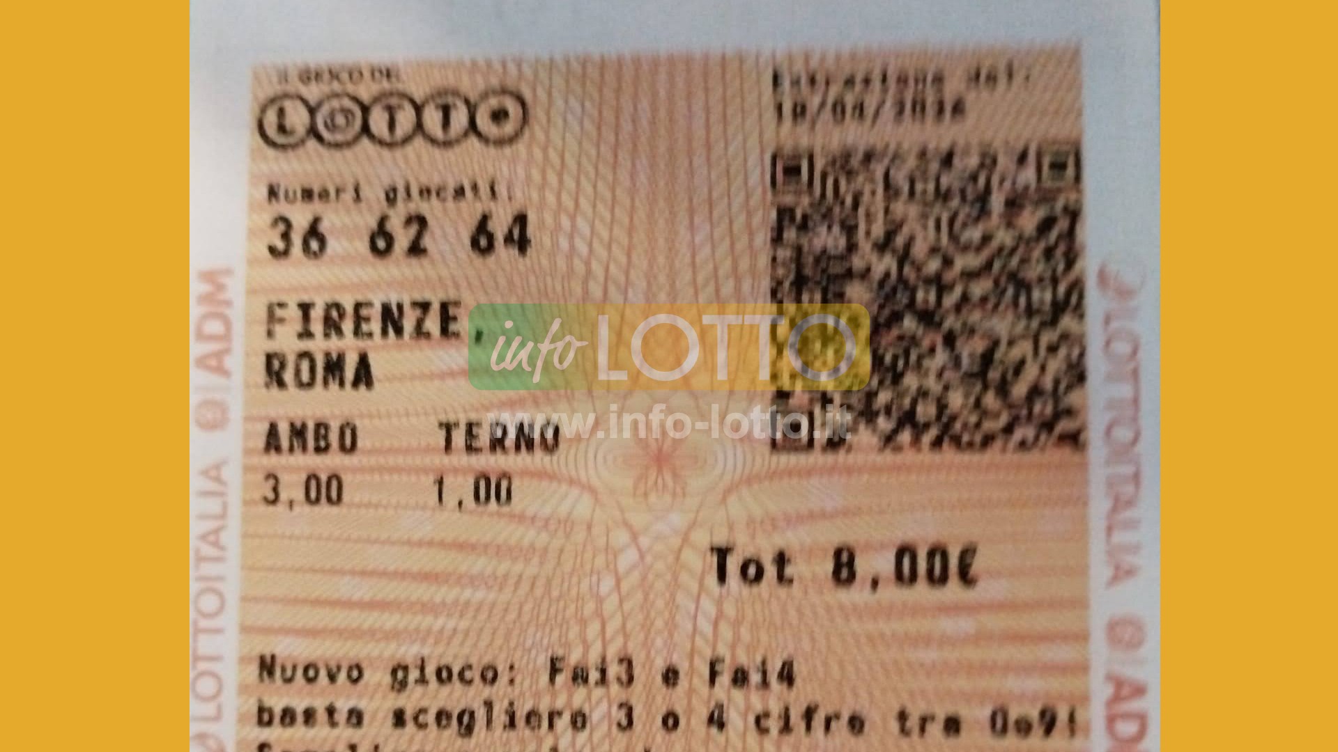 Vincita Aprile 2026