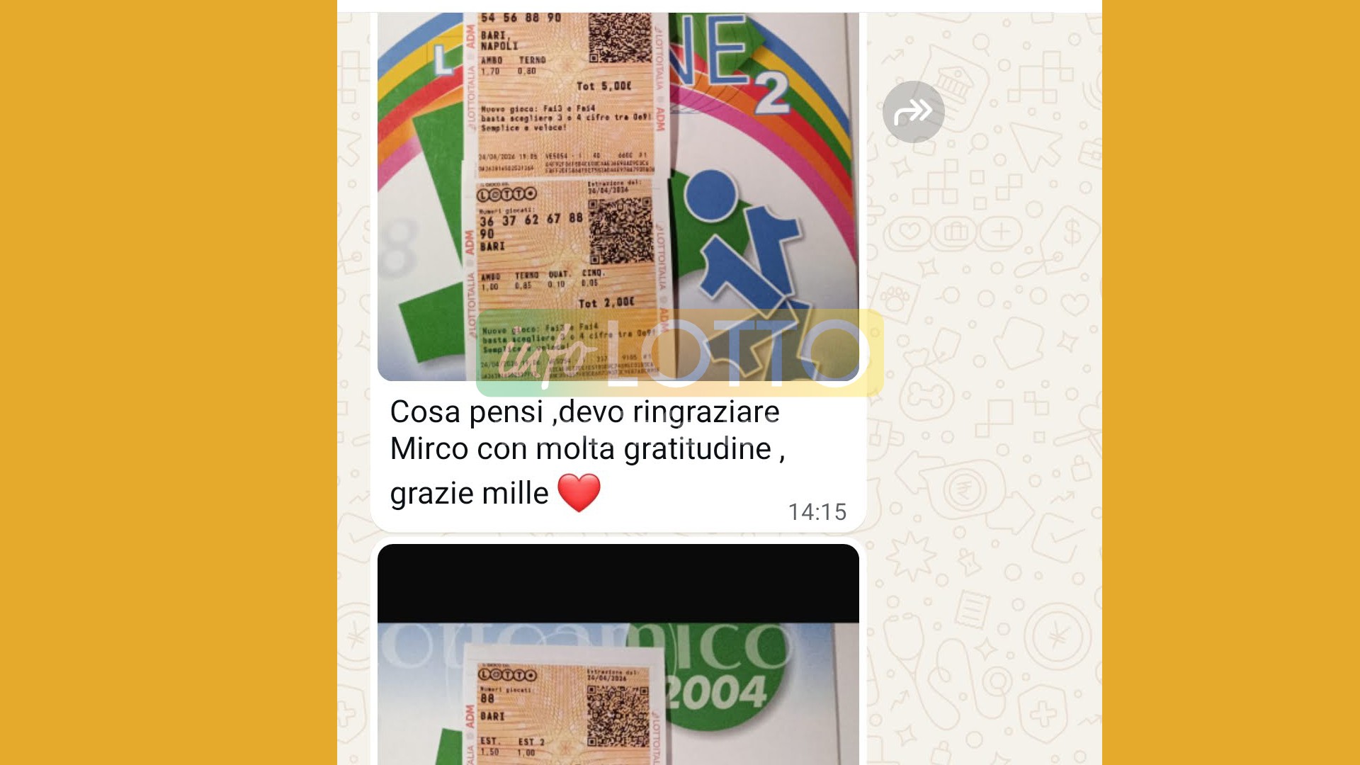 Vincita Aprile 2026