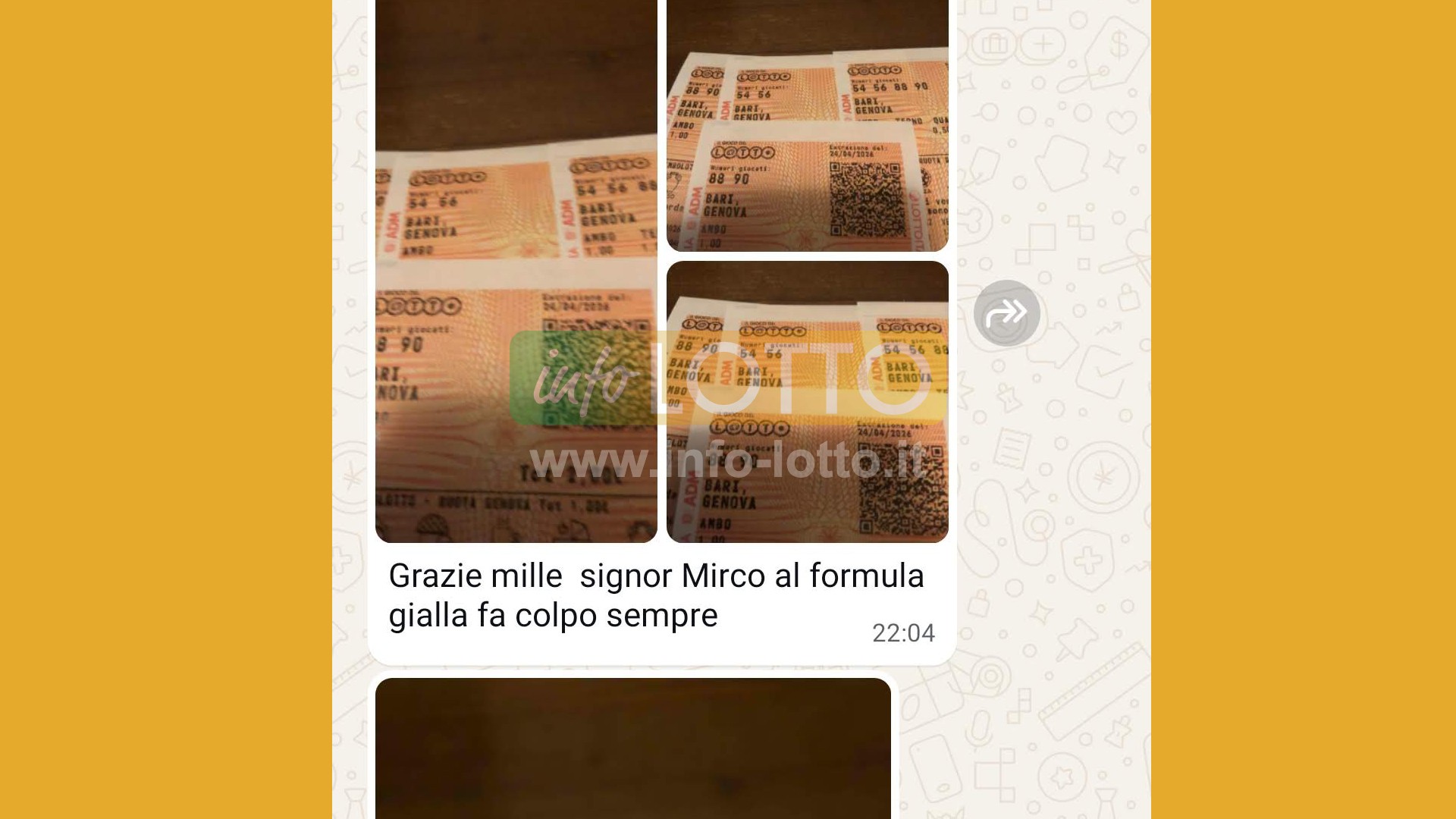 Vincita Aprile 2026
