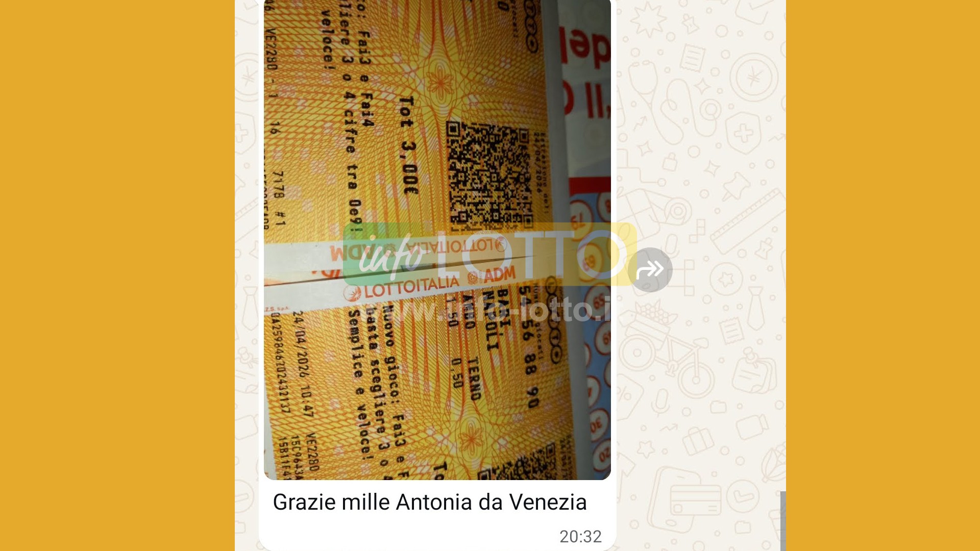 Vincita Aprile 2026