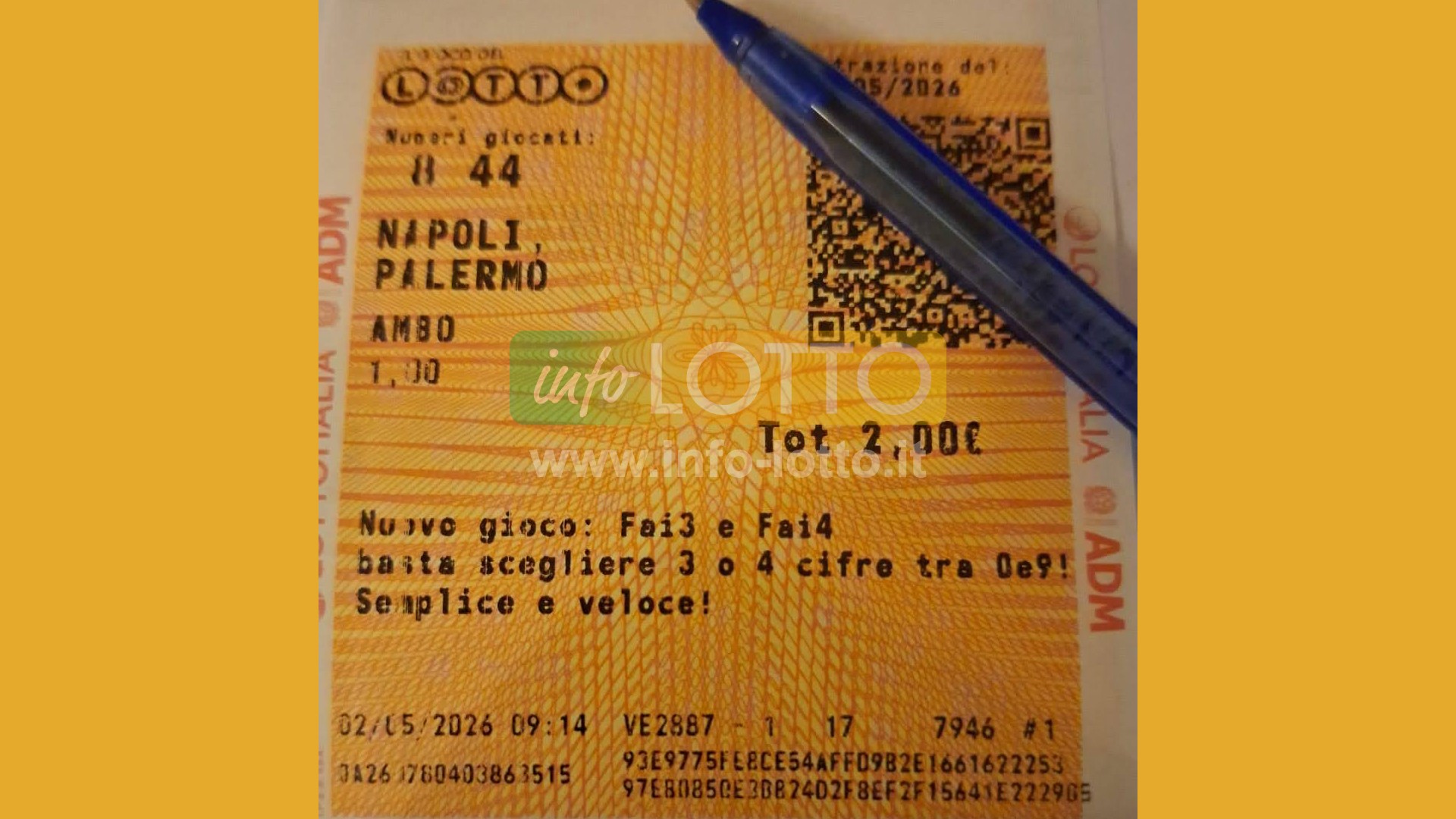 Vincita Maggio 2026