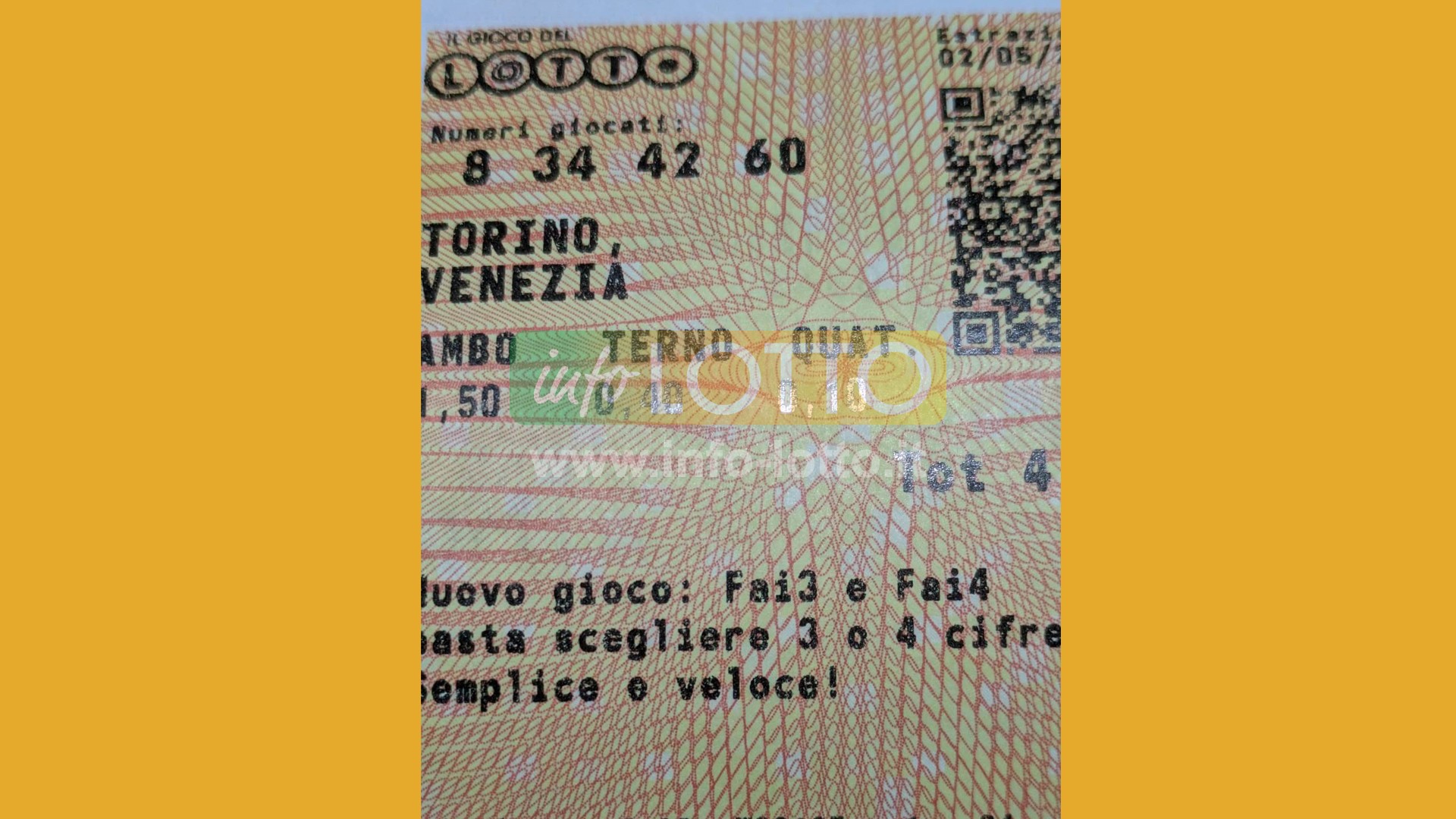 Vincita Maggio 2026