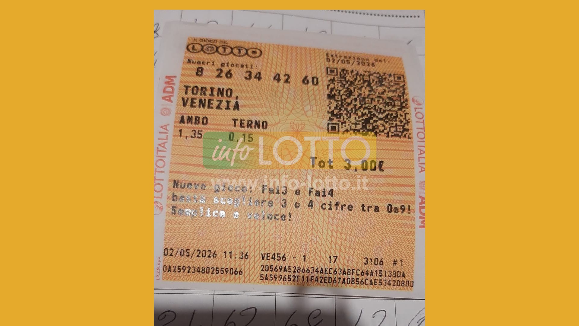 Vincita Maggio 2026