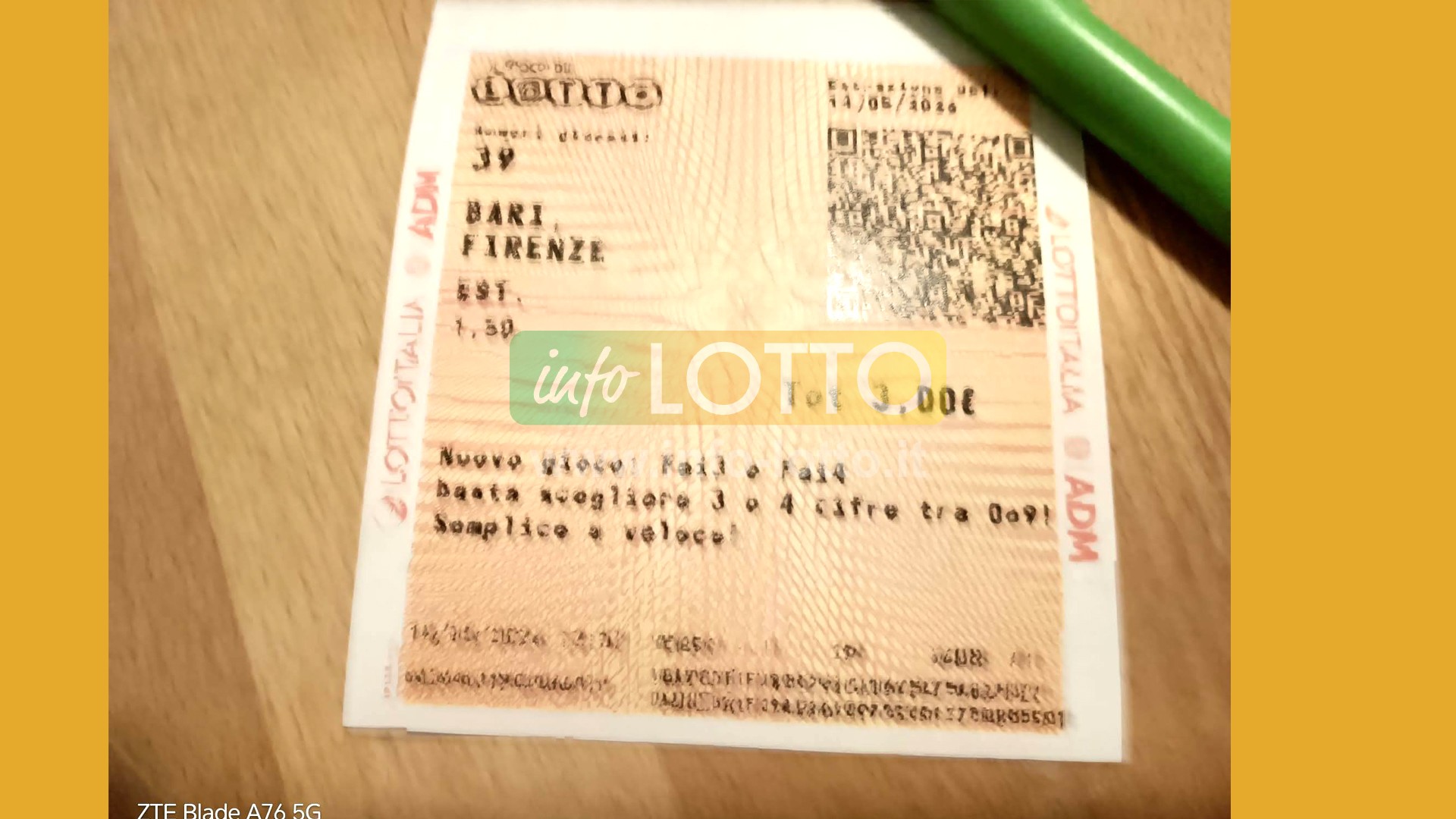 Vincita Maggio 2026