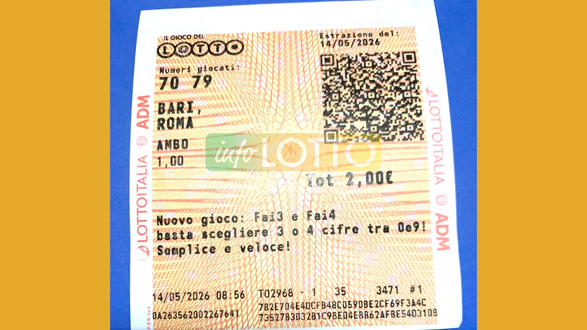 Vincita Maggio 2026