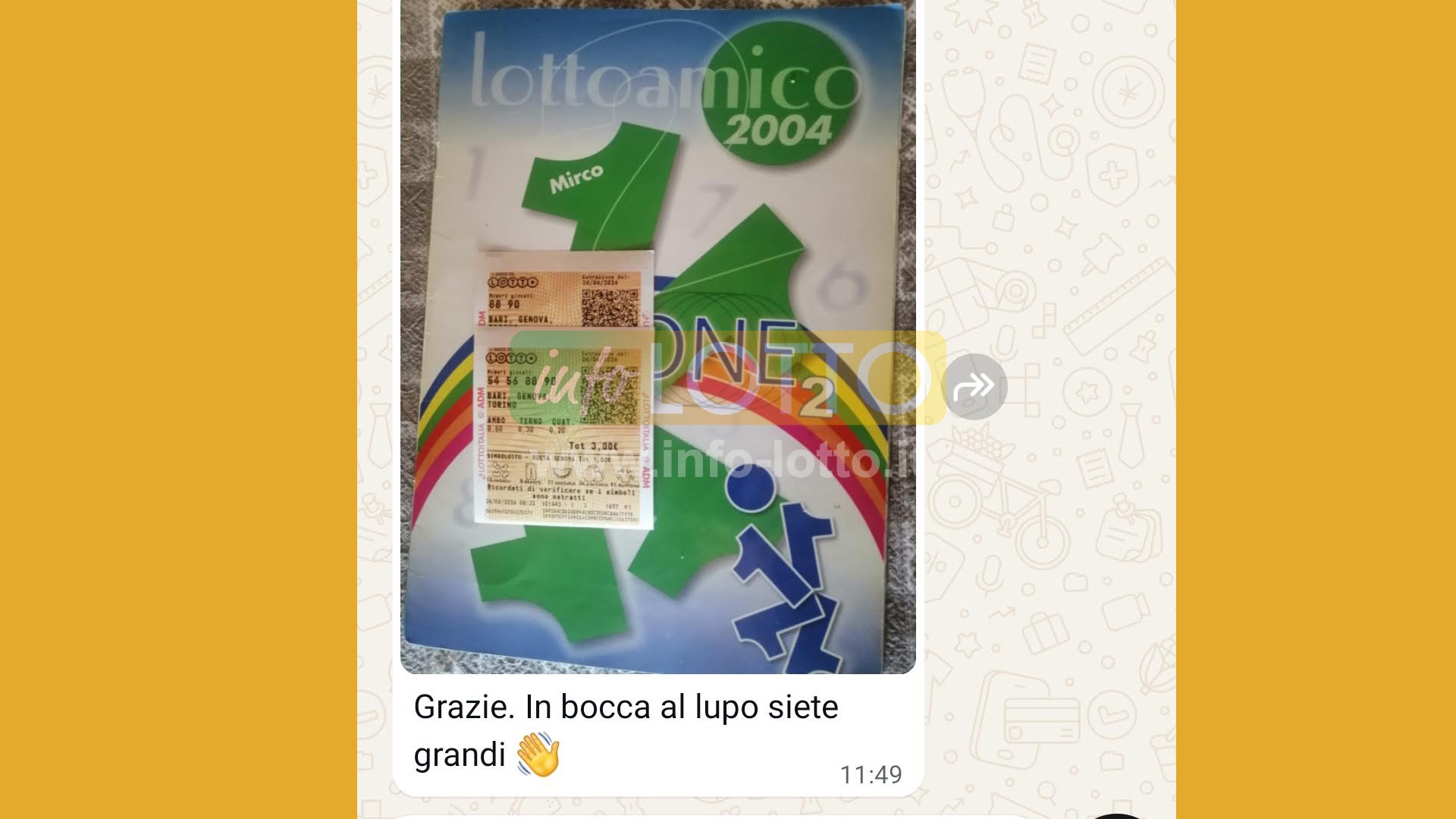 Vincita Maggio 2026