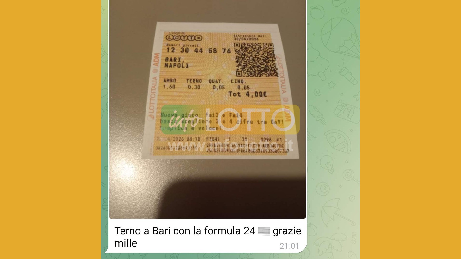 Vincita Maggio 2026
