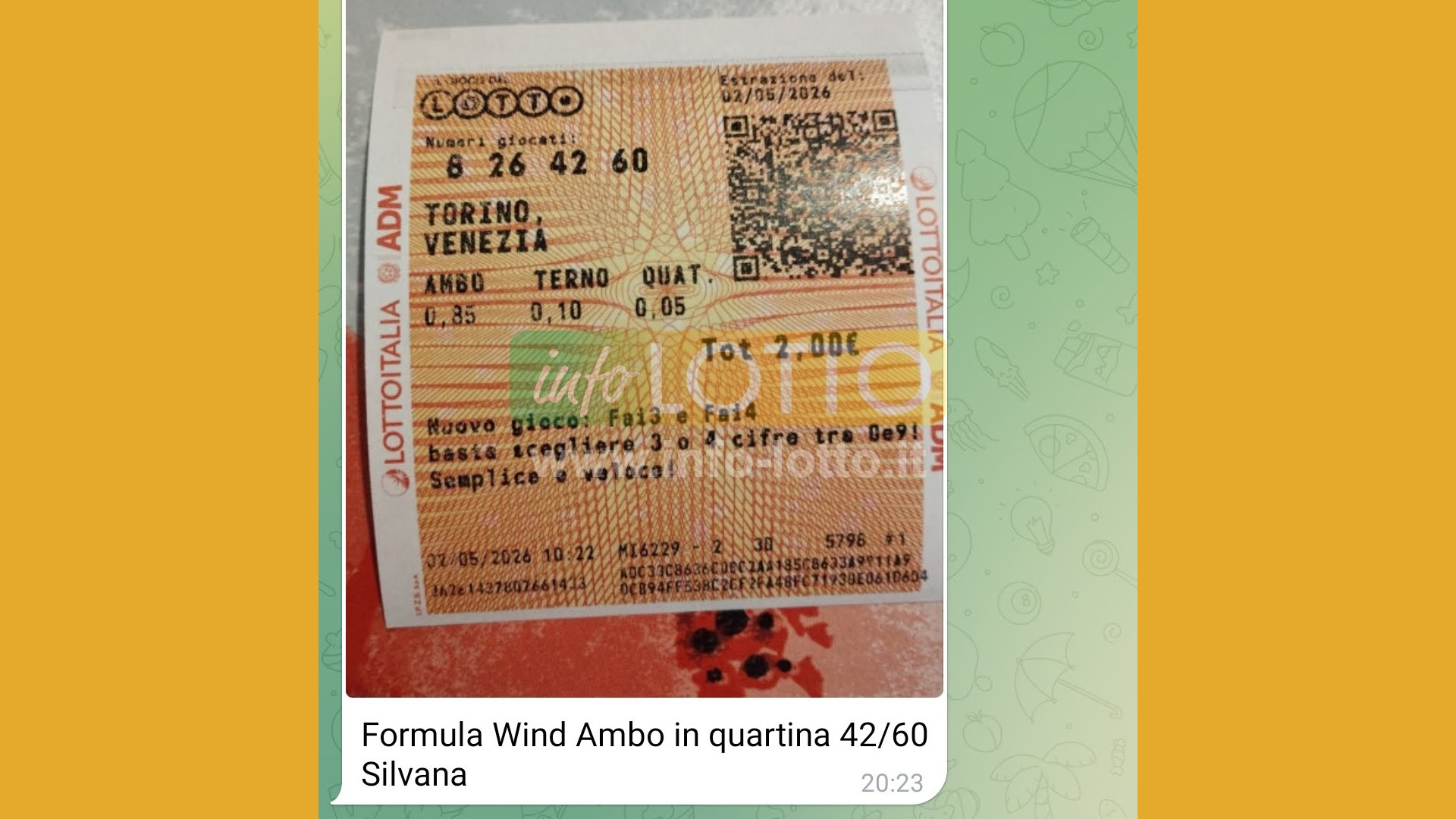 Vincita Maggio 2026
