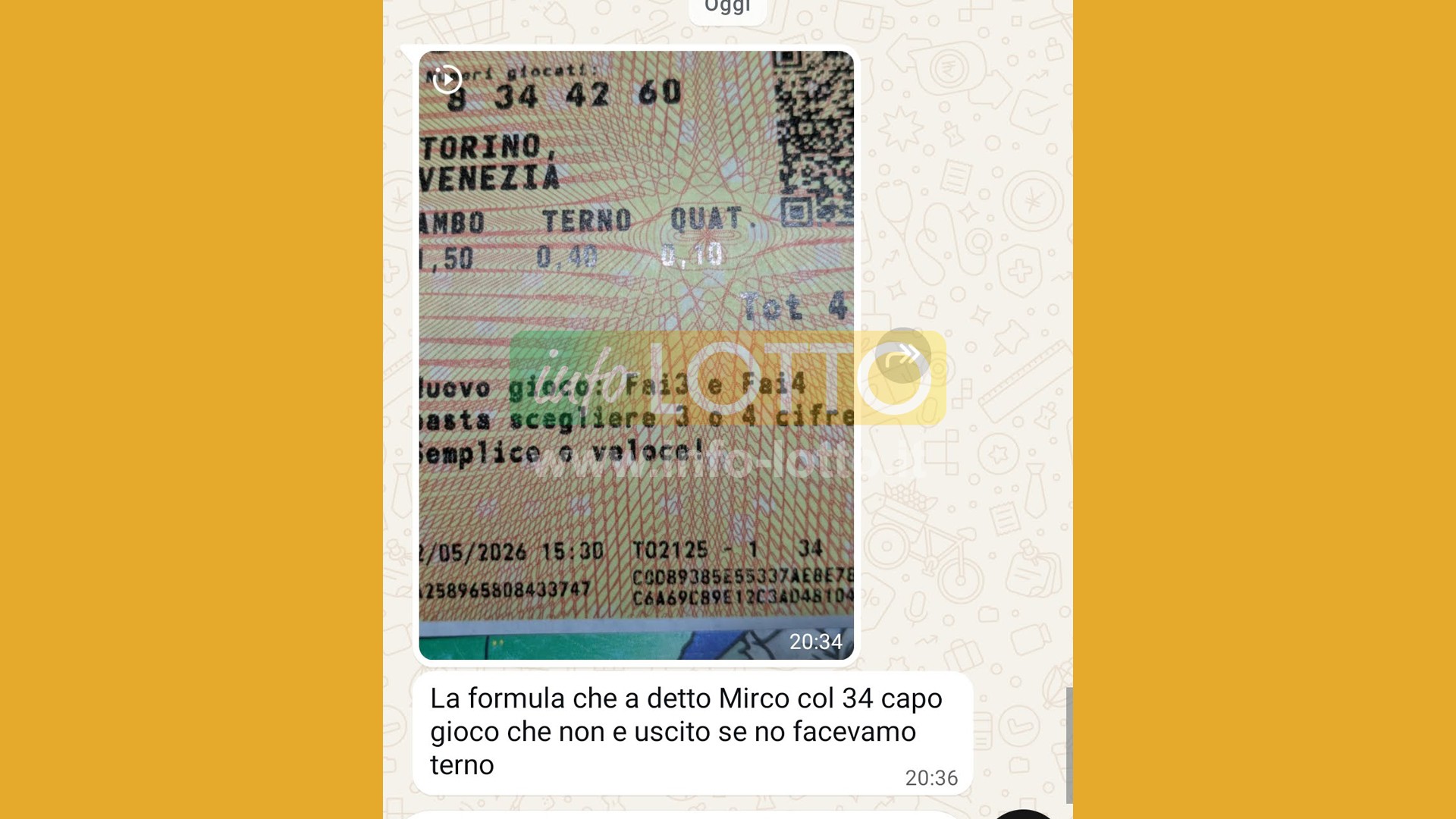 Vincita Maggio 2026