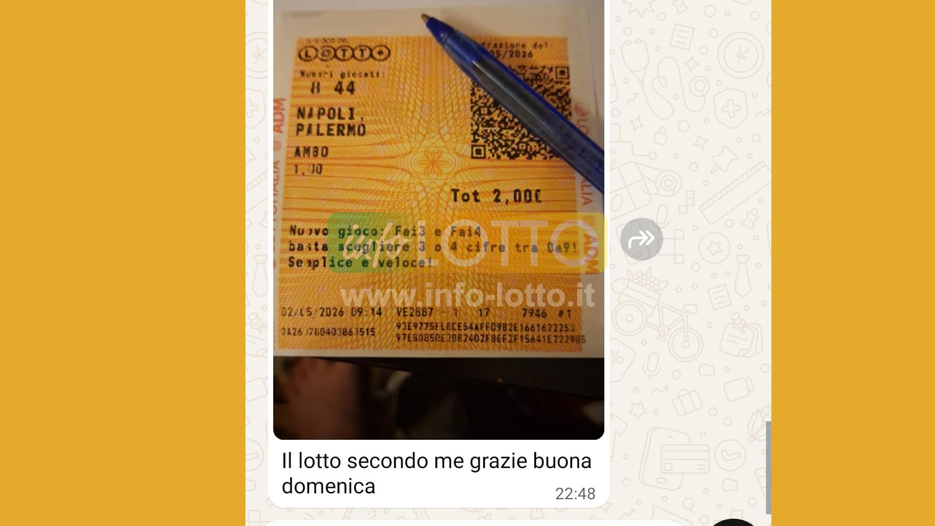 Vincita Maggio 2026