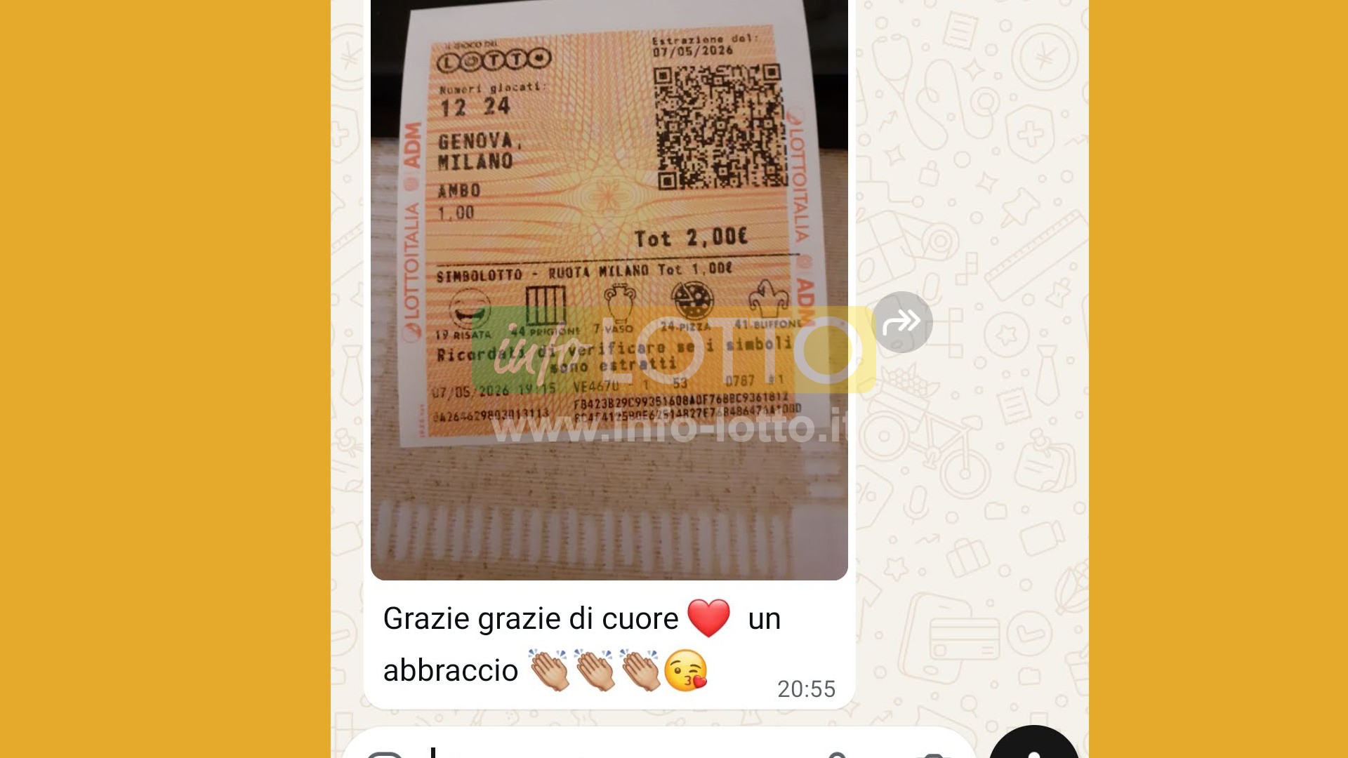 Vincita Maggio 2026