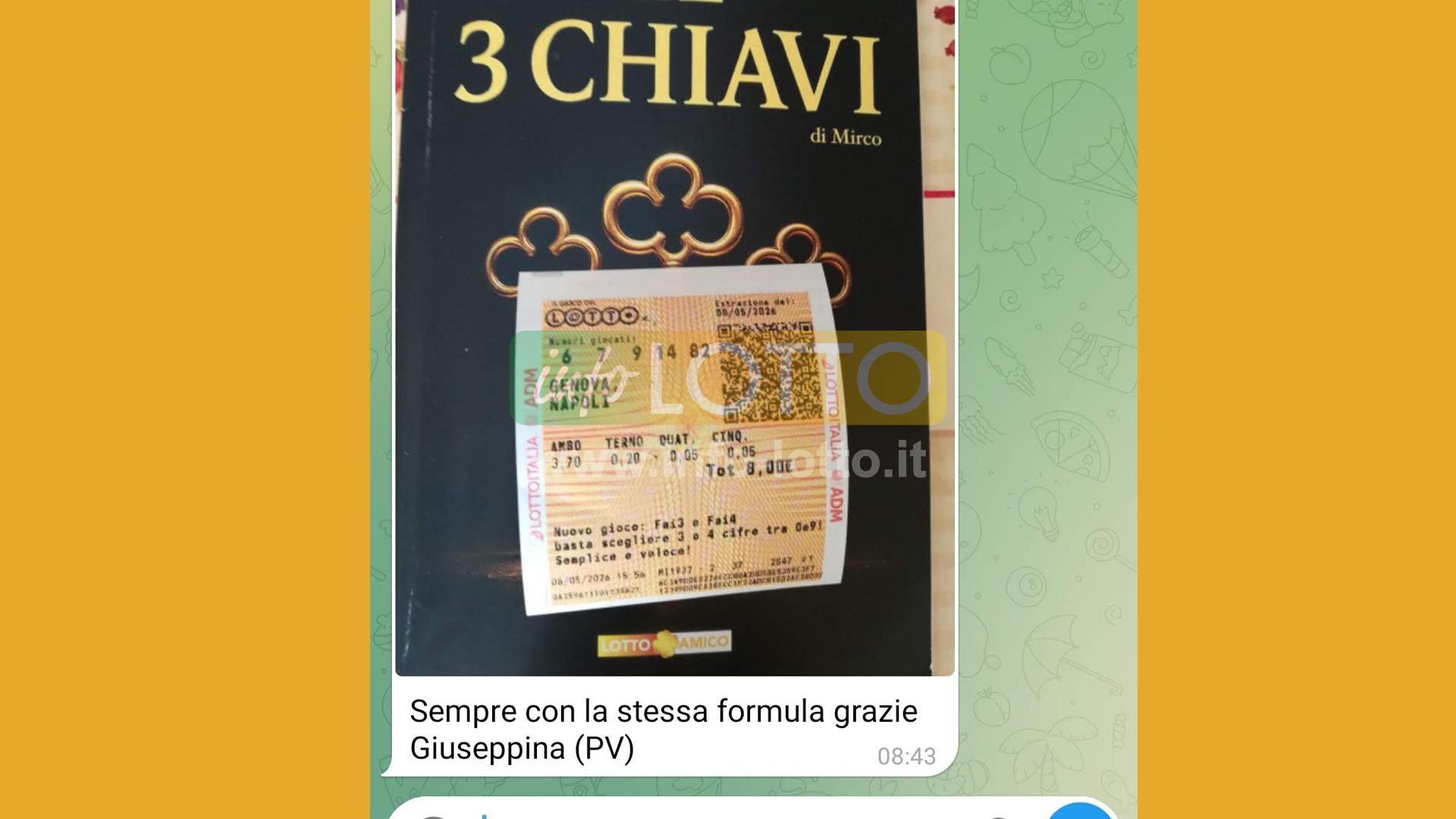 Vincita Maggio 2026