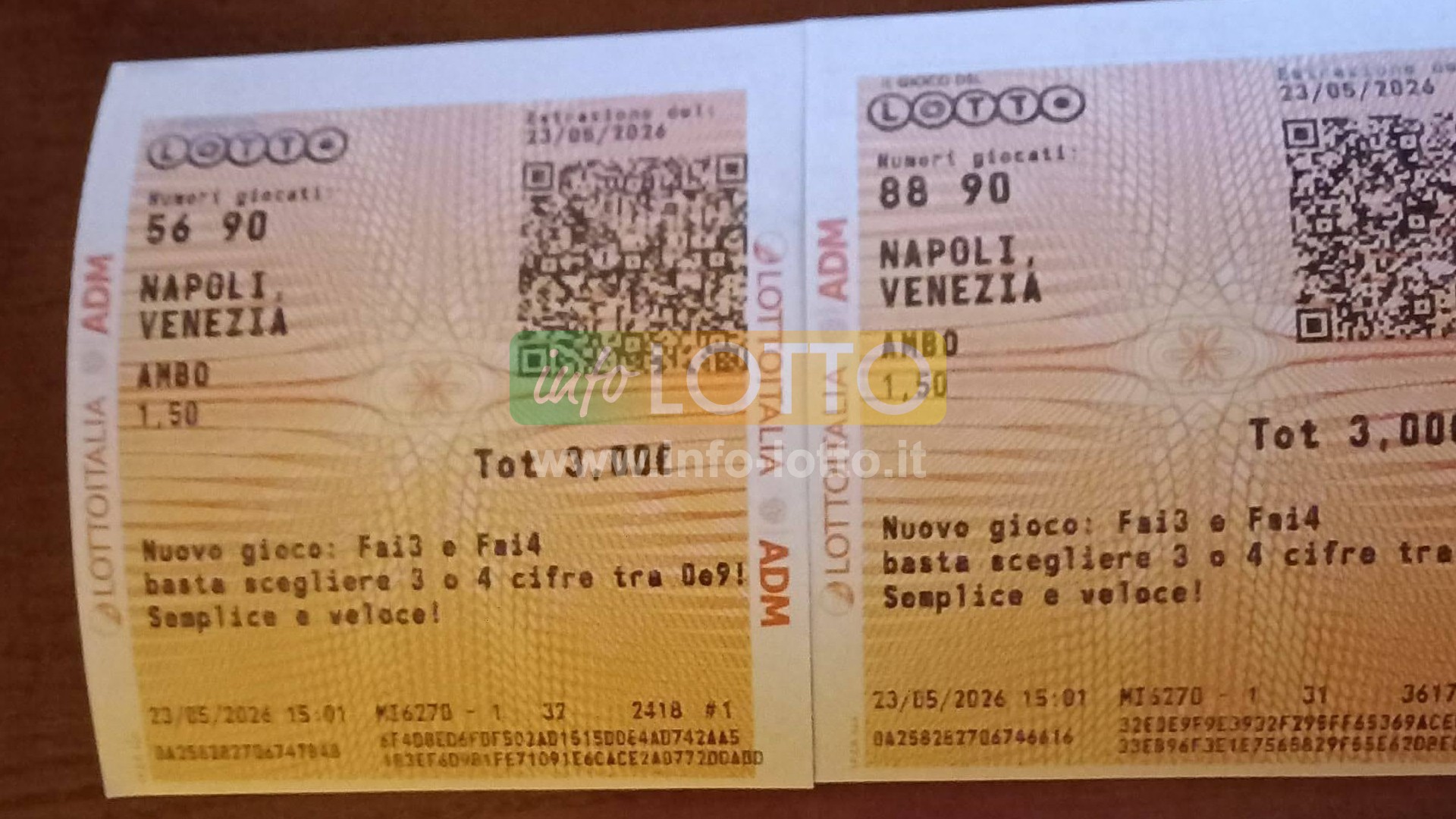 Vincita Maggio 2026