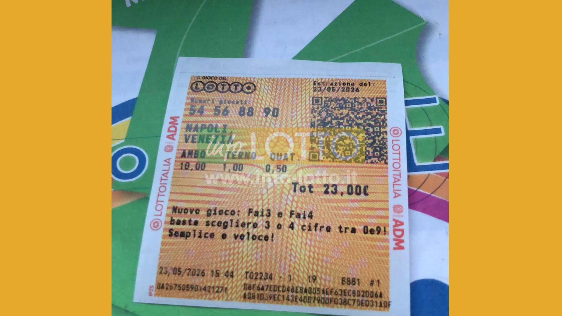 Vincita Maggio 2026