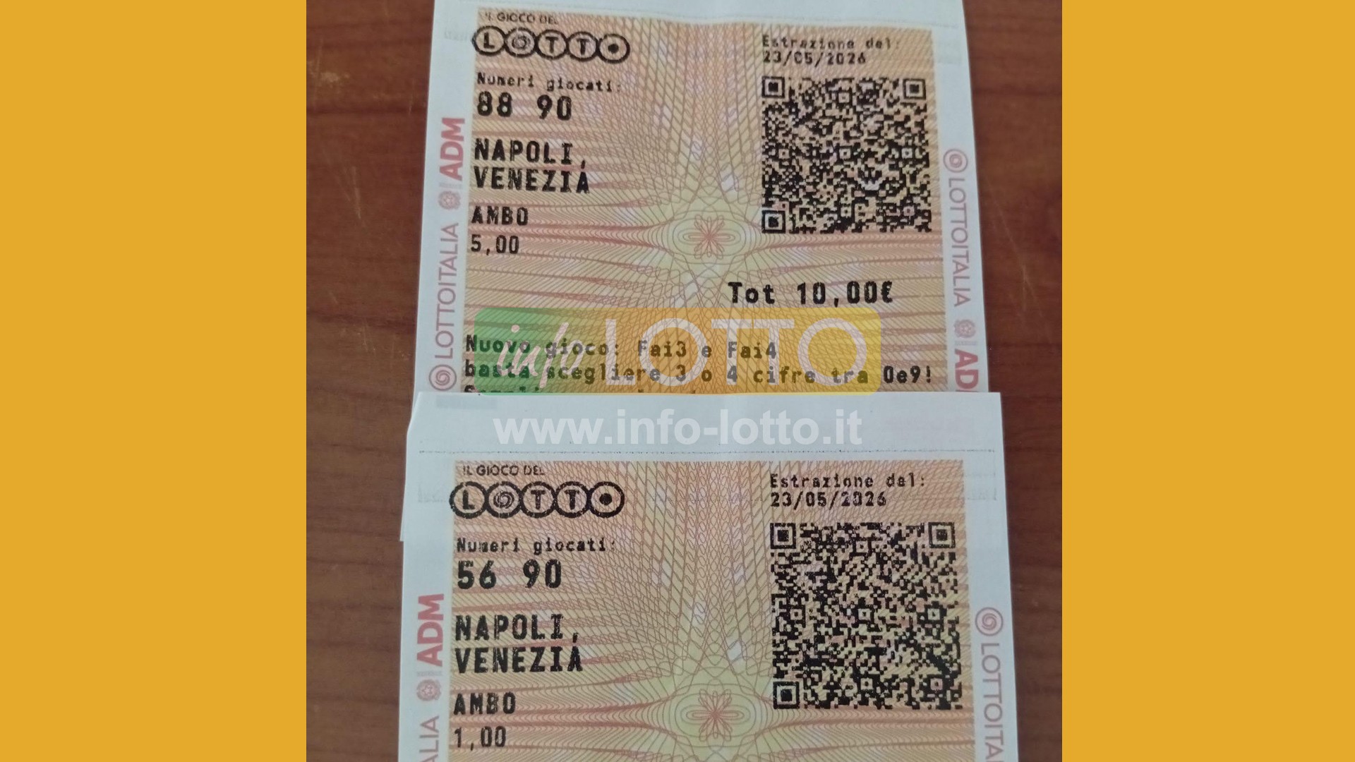 Vincita Maggio 2026