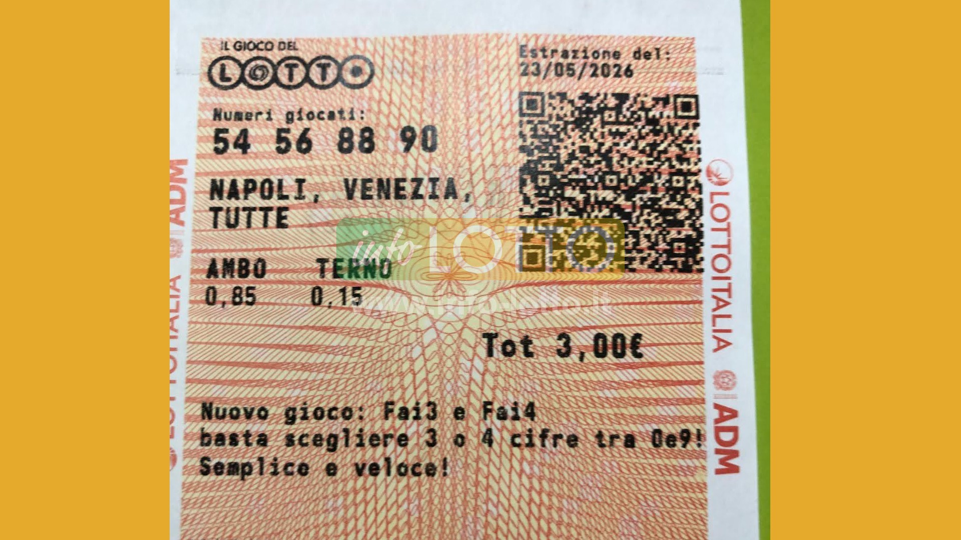 Vincita Maggio 2026