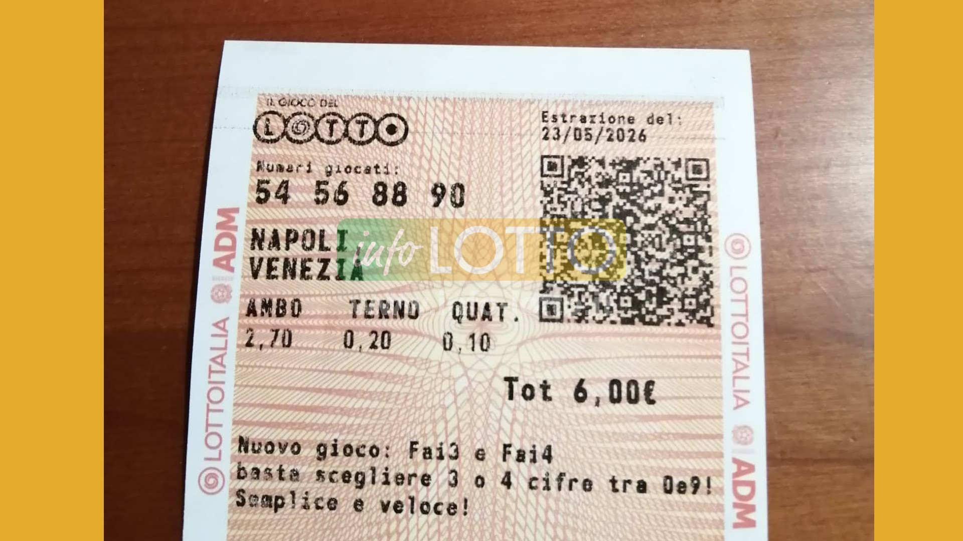 Vincita Maggio 2026