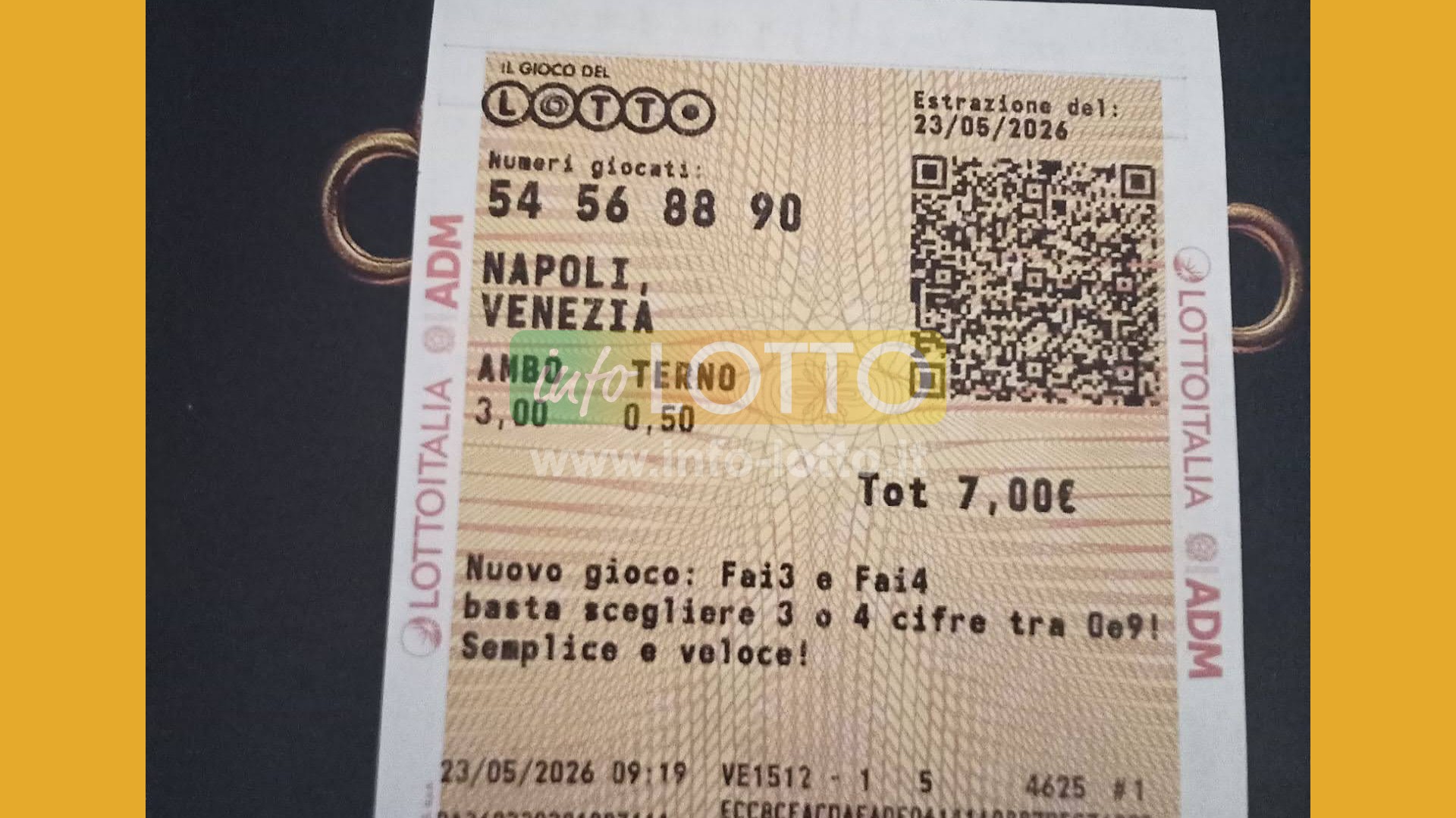 Vincita Maggio 2026