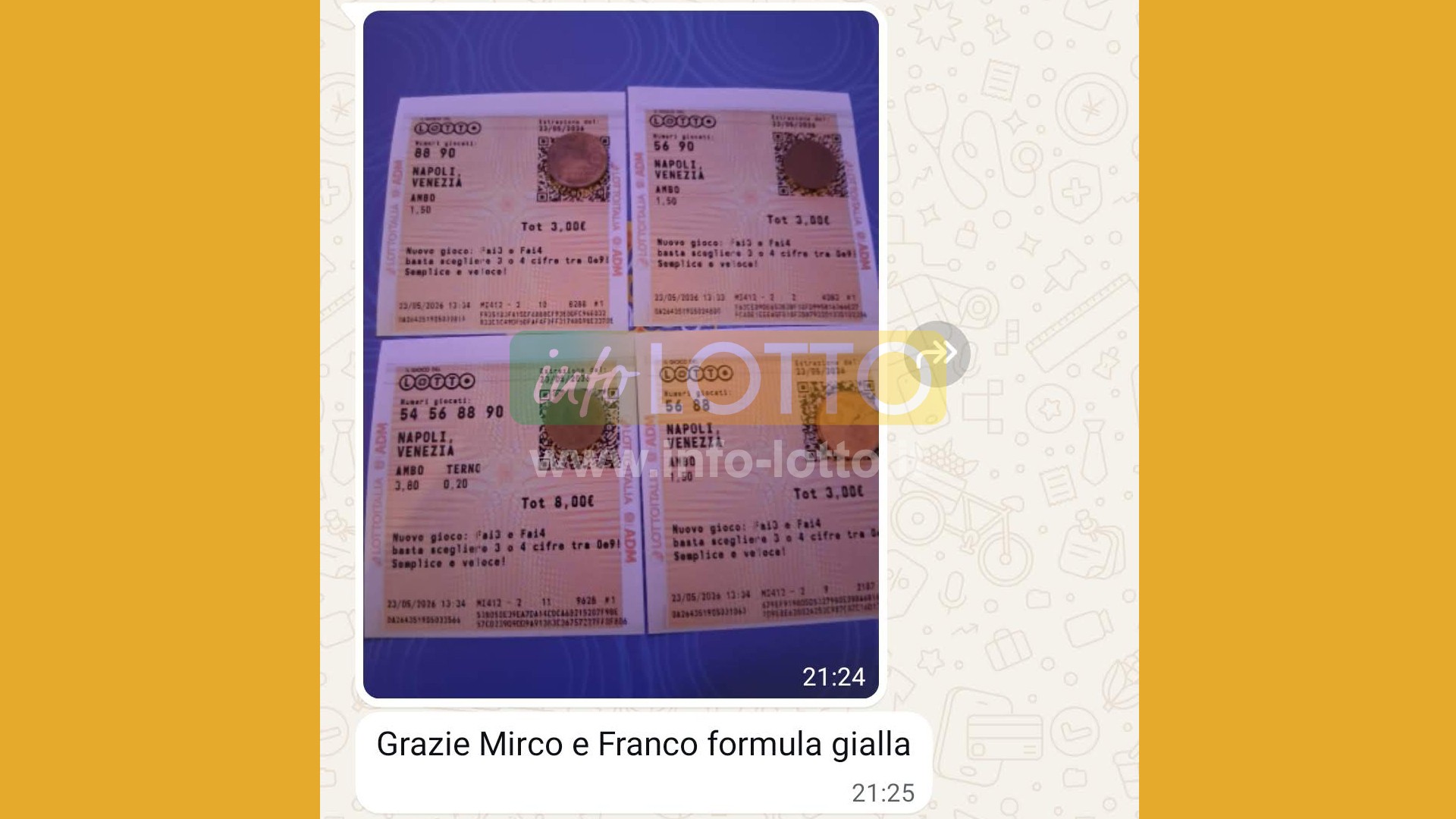 Vincita Maggio 2026