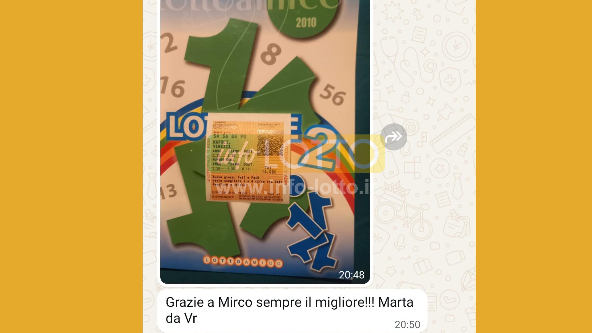 Vincita Maggio 2026
