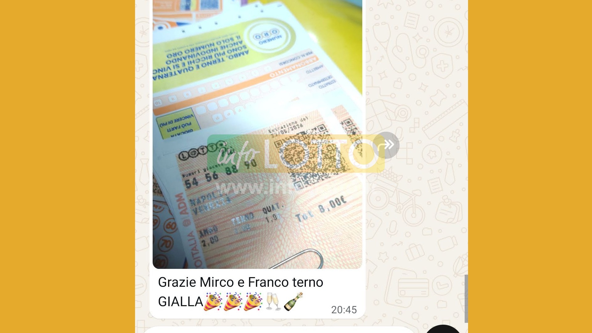 Vincita Maggio 2026