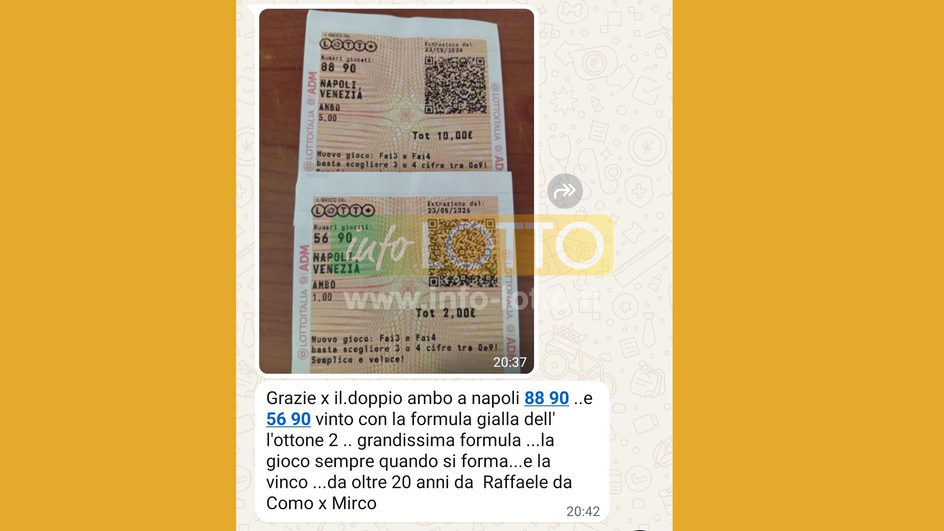 Vincita Maggio 2026